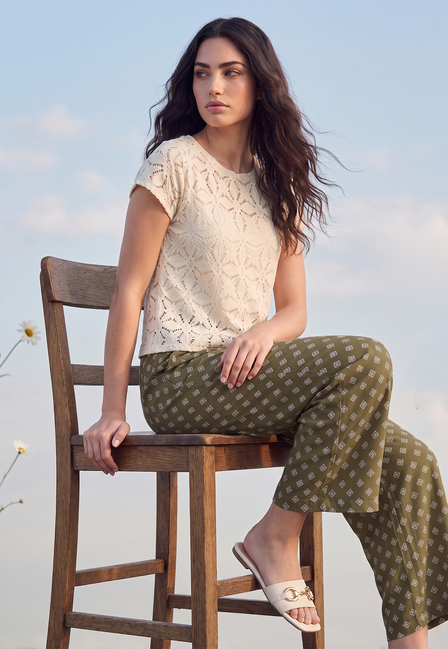 FAME FOREVER Printed Elasticated Trousers-picture-27