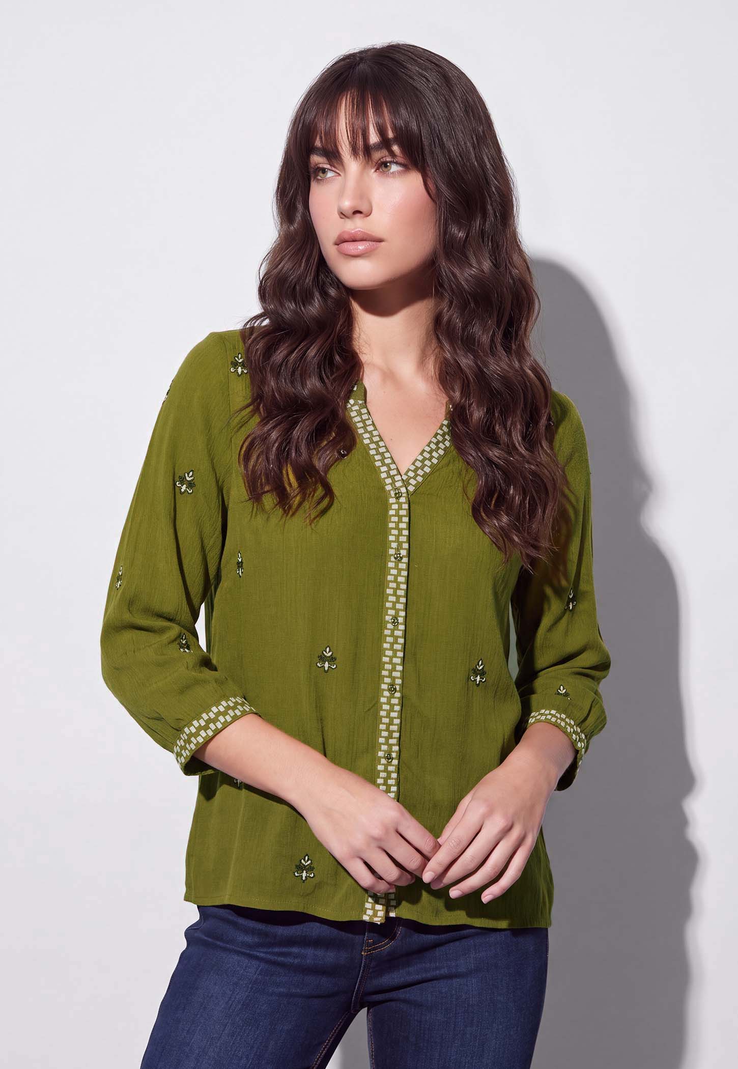 FAME FOREVER Embroidered Top-picture-48