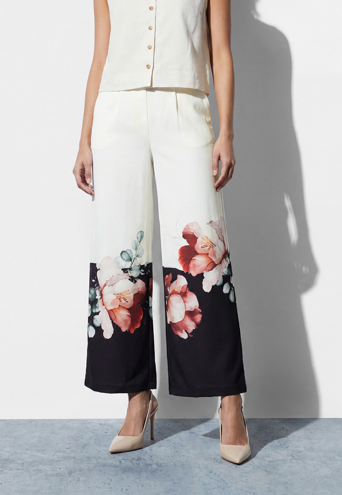 CODE Printed Woven Trousers-picture-47