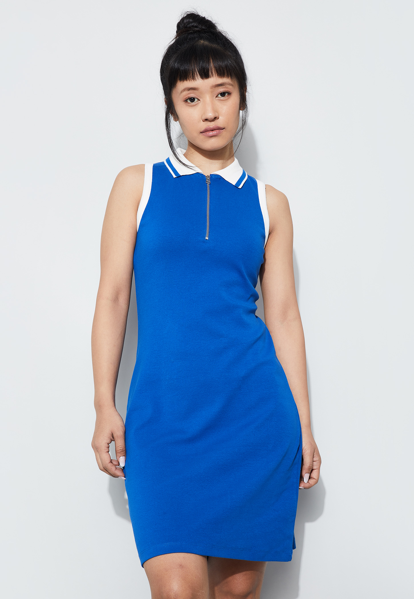KAPPA Contrast Collar T-shirt Dress-picture-23