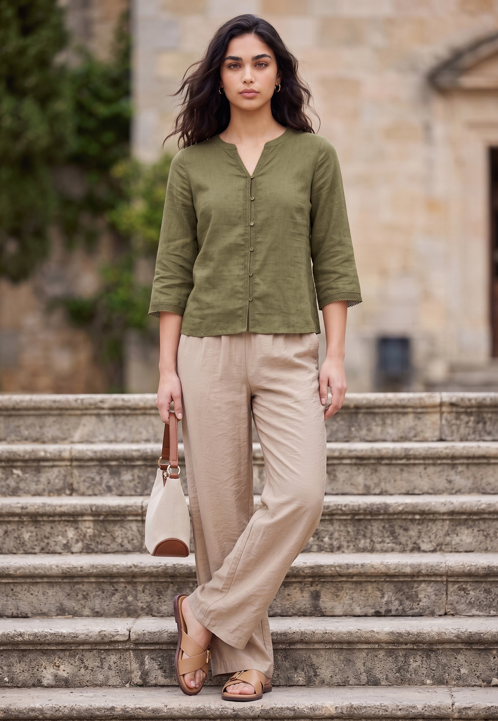 FAME FOREVER Solid Shirt-Style Top-picture-16