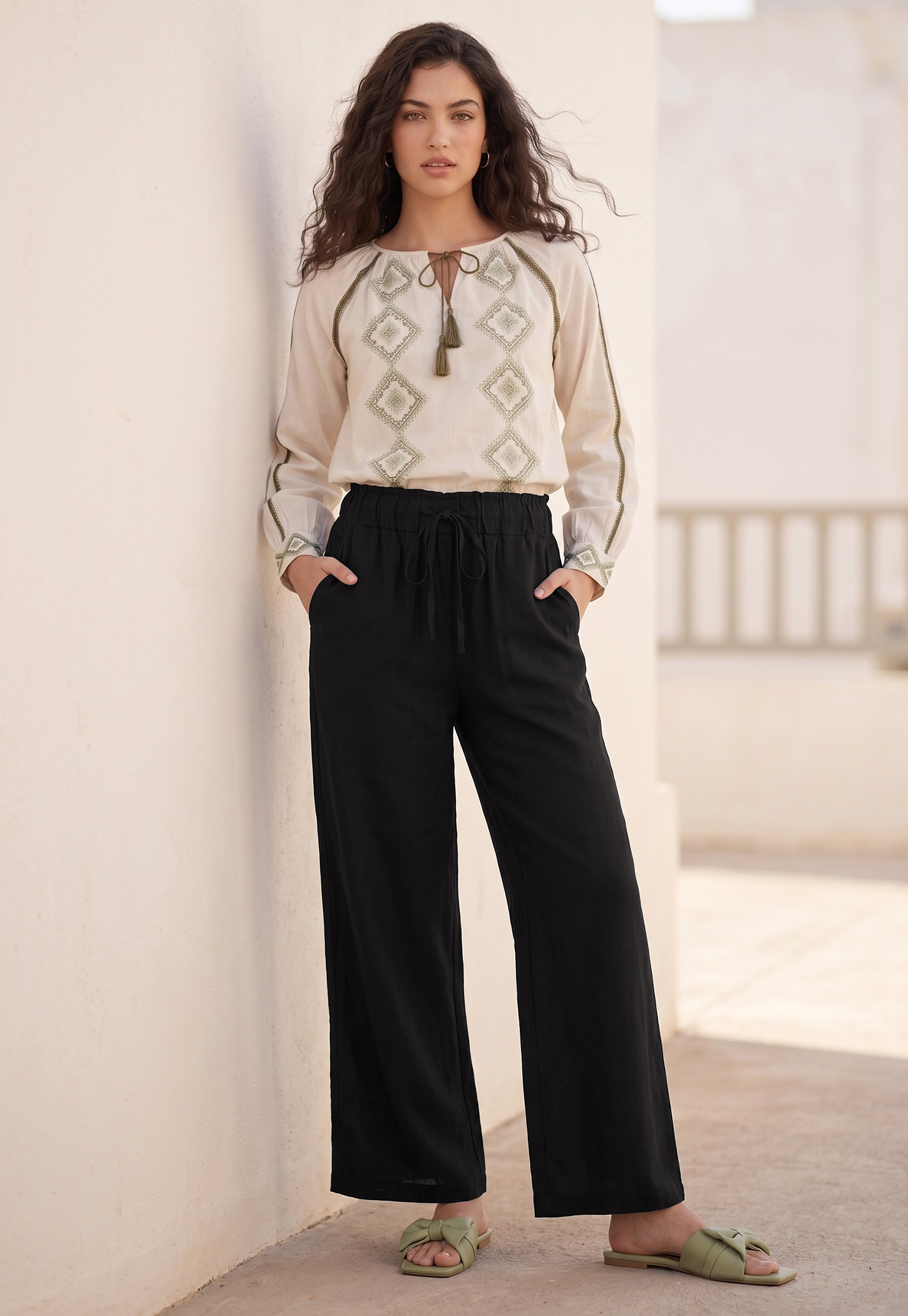 FAME FOREVER Drawstring Pants-picture-24