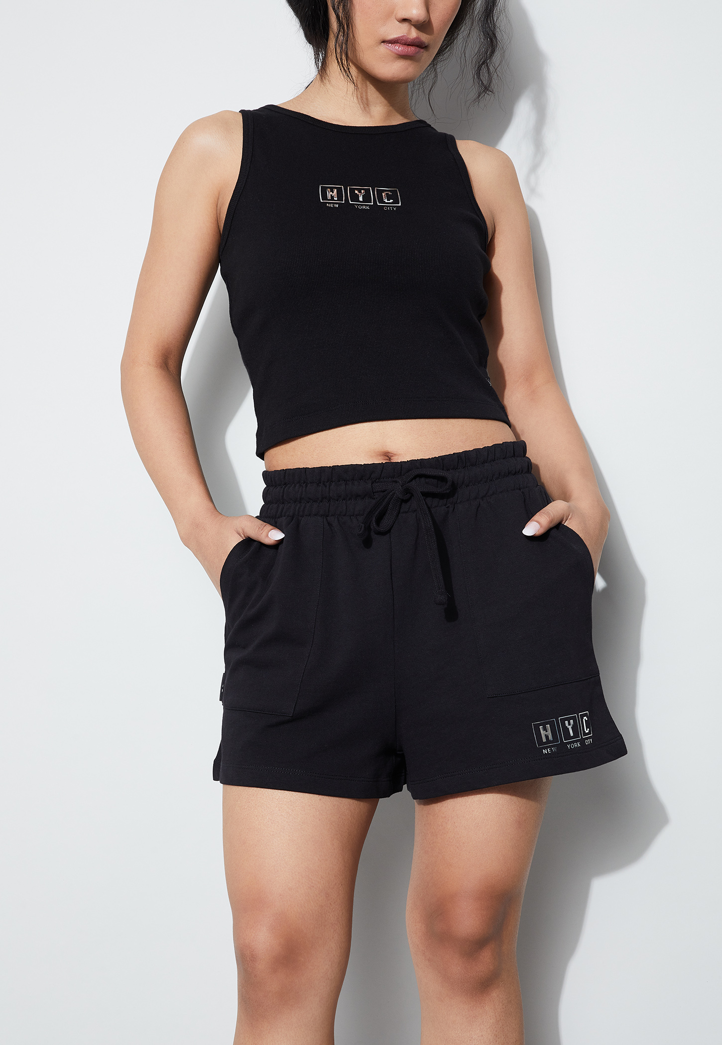 KAPPA Solid Drawstring Shorts-picture-32