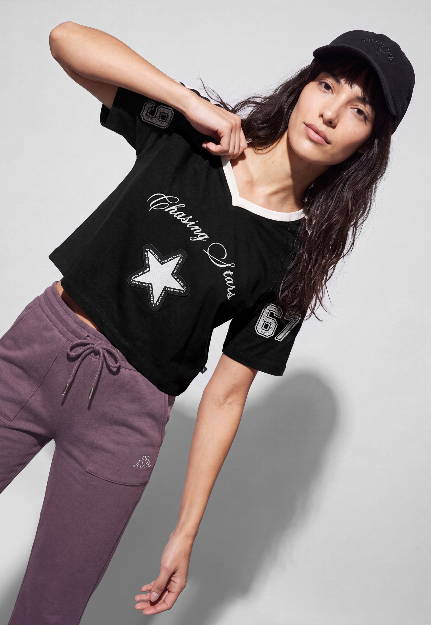 KAPPA Graphic Print Crop T-shirt-picture-43