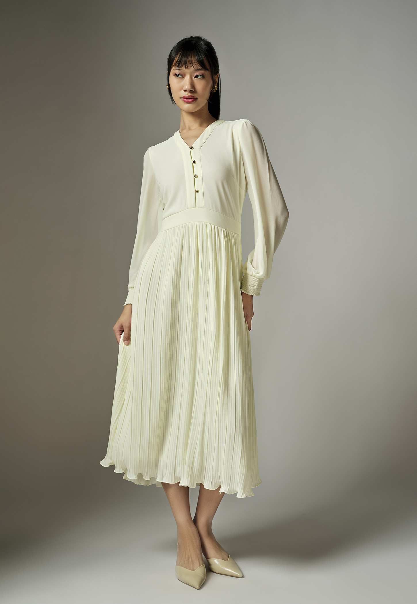 AND Pleated Midi Dress-picture-13