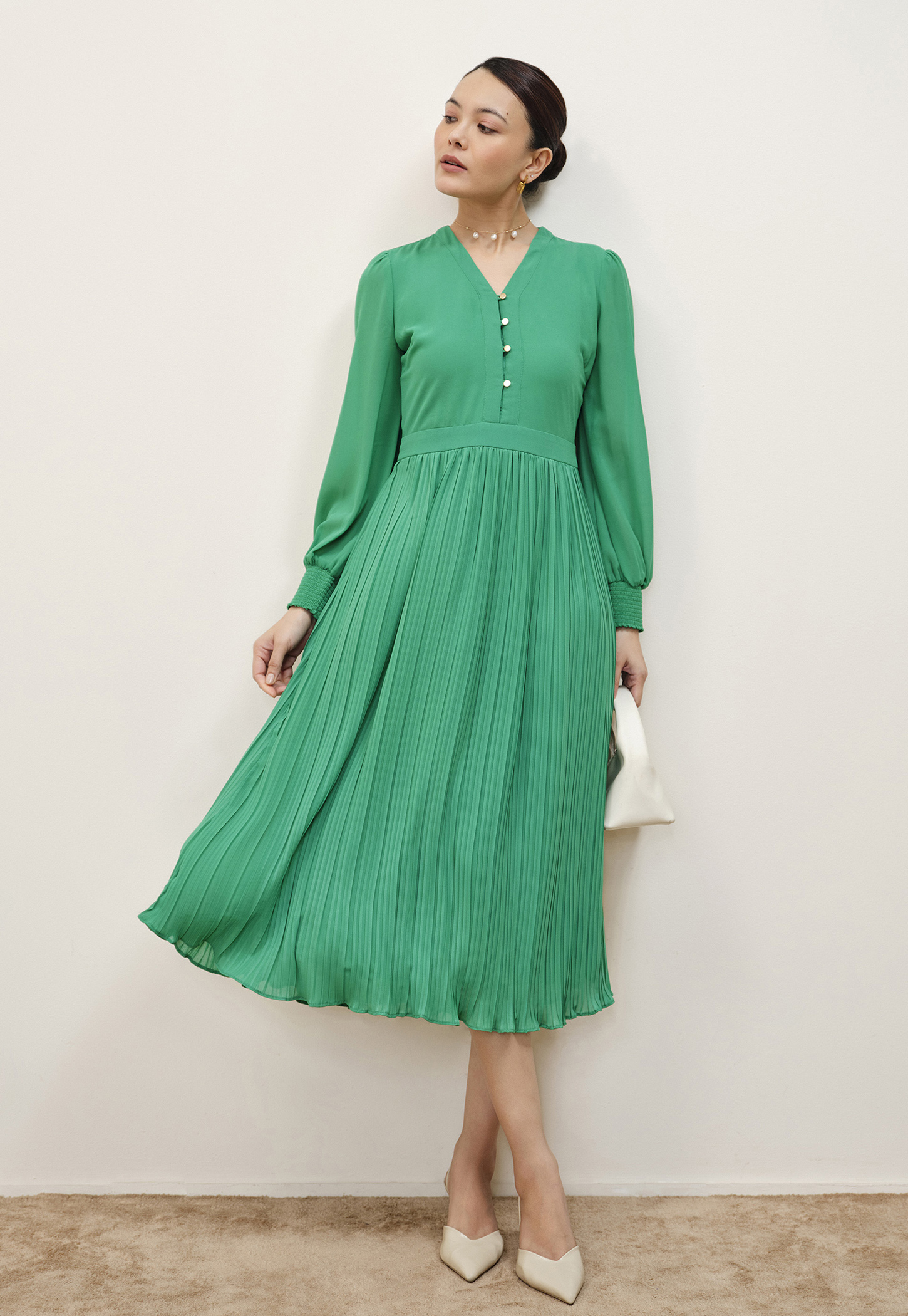 AND Pleated Midi Dress-picture-55