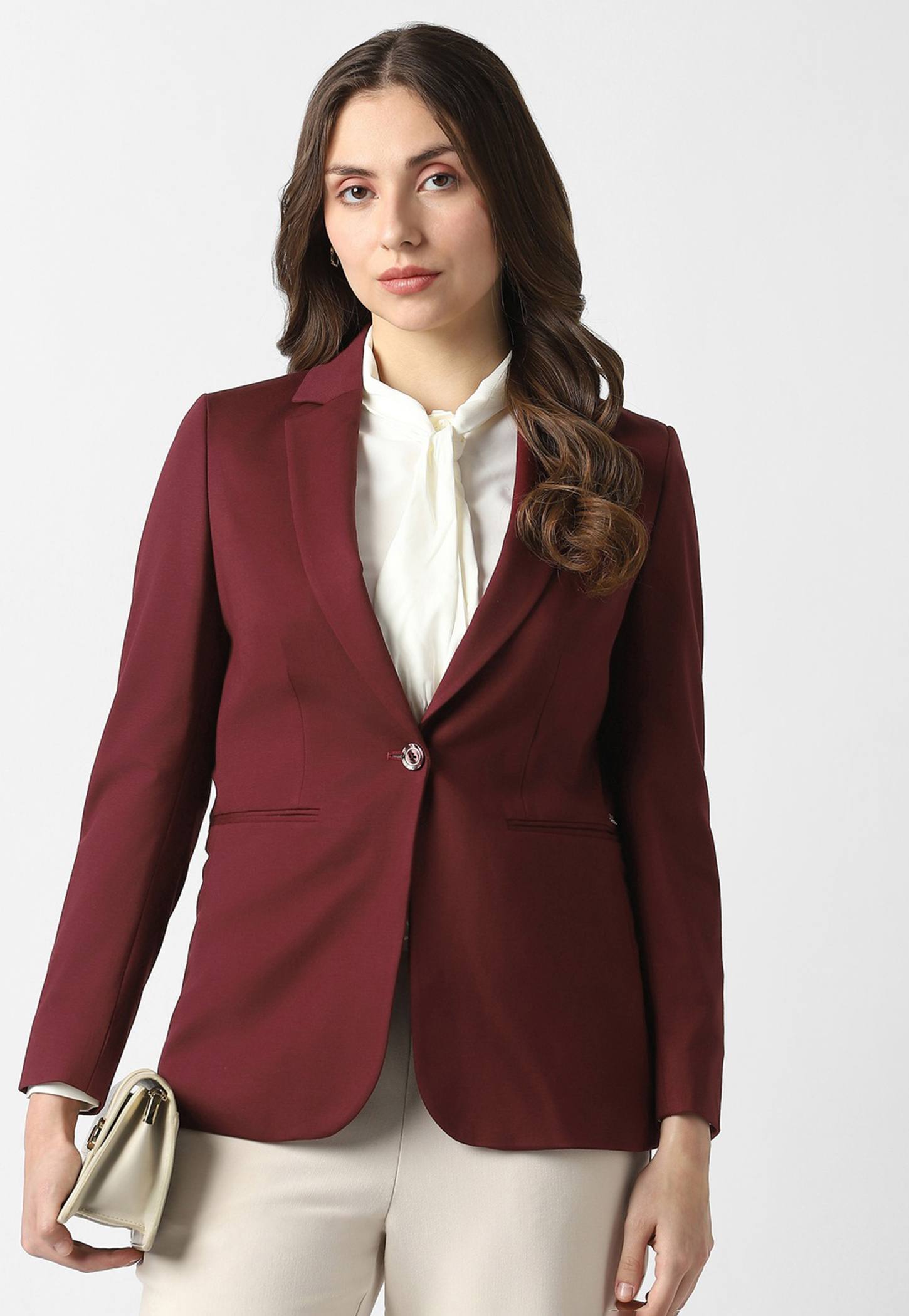 VAN HEUSEN Solid Tailored Blazer-picture-18