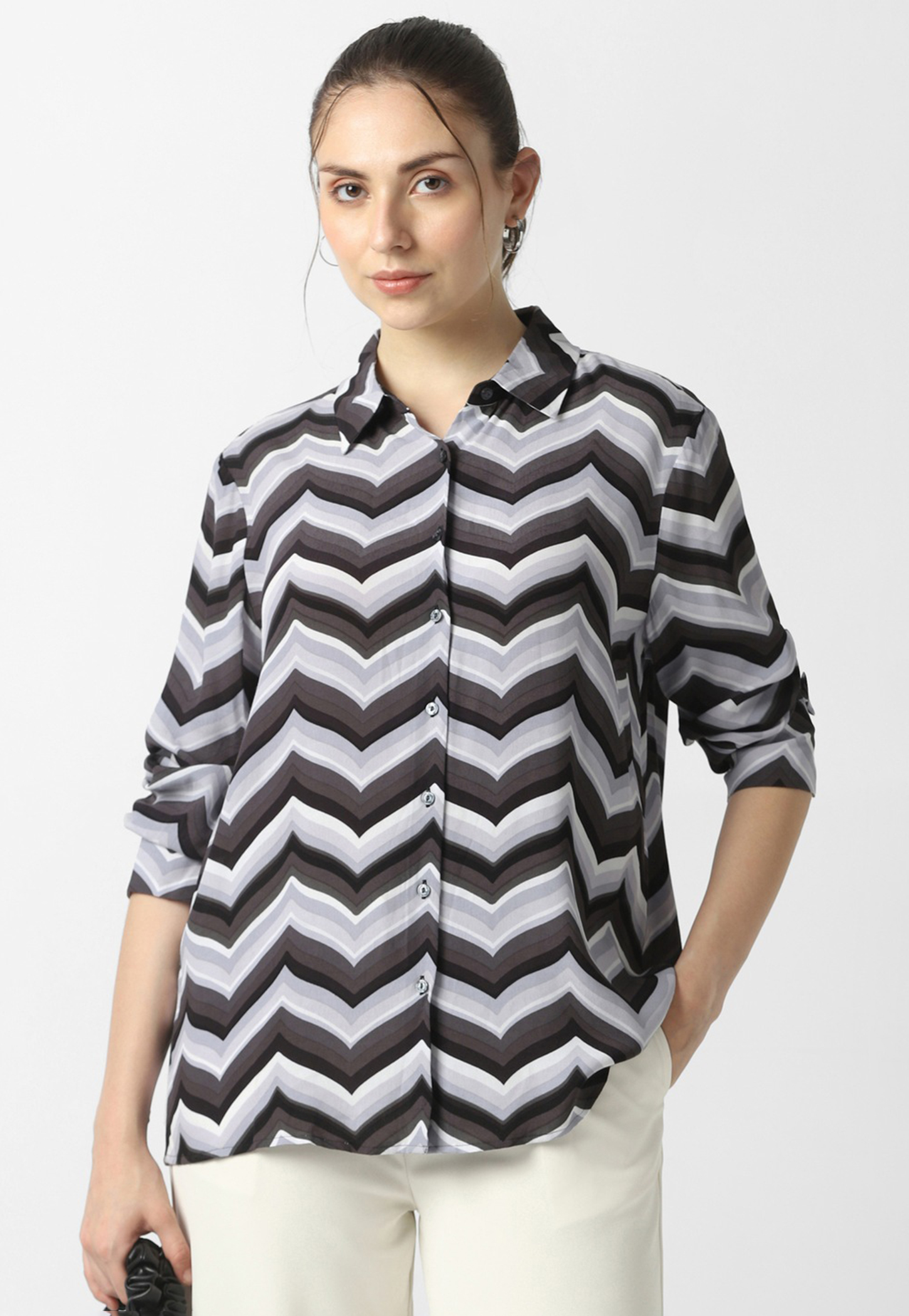 VAN HEUSEN Chevron Print Shirt-picture-17