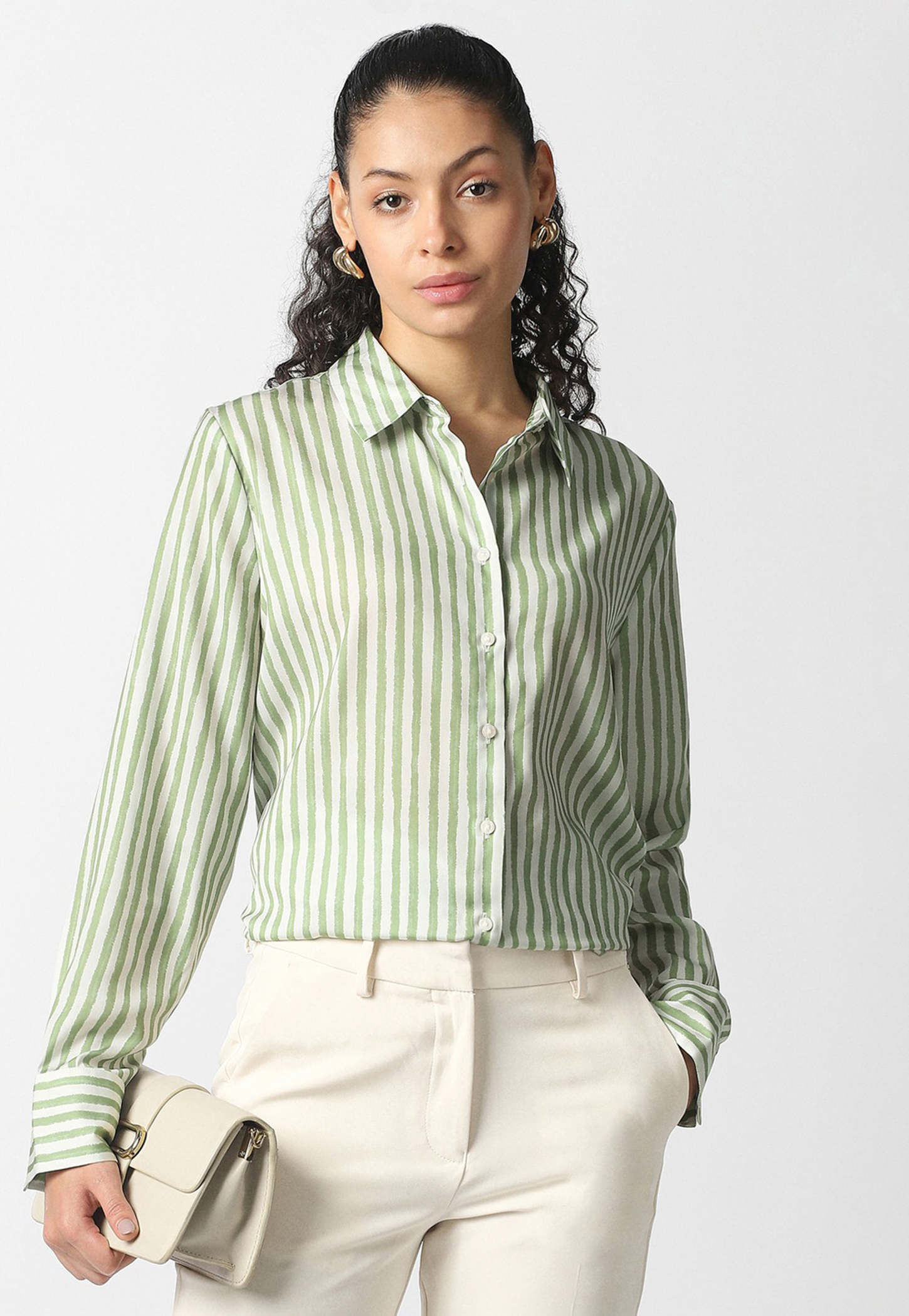 VAN HEUSEN Striped Regular Fit Shirt-image-8