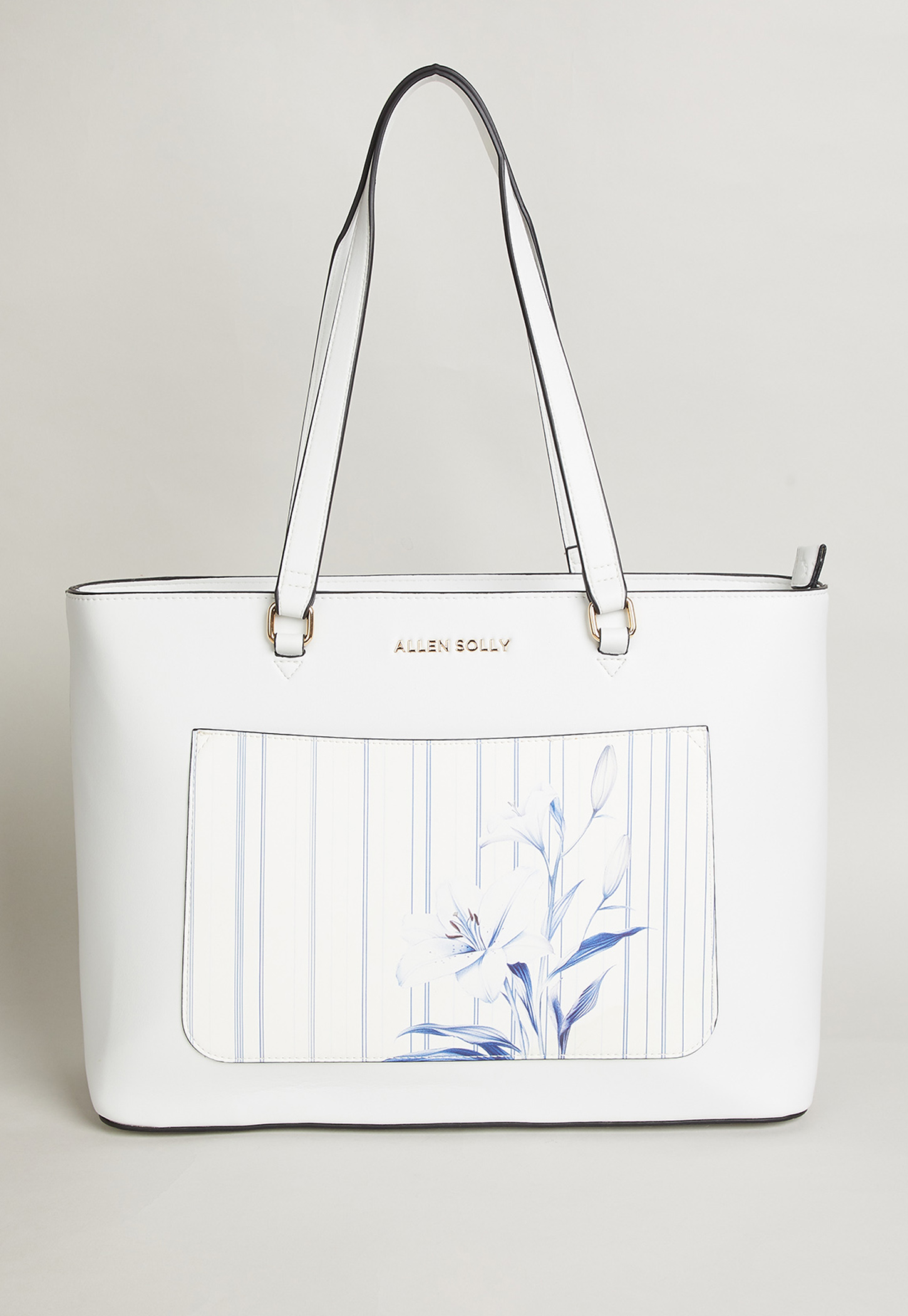 ALLEN SOLLY Floral Print Laptop Bag