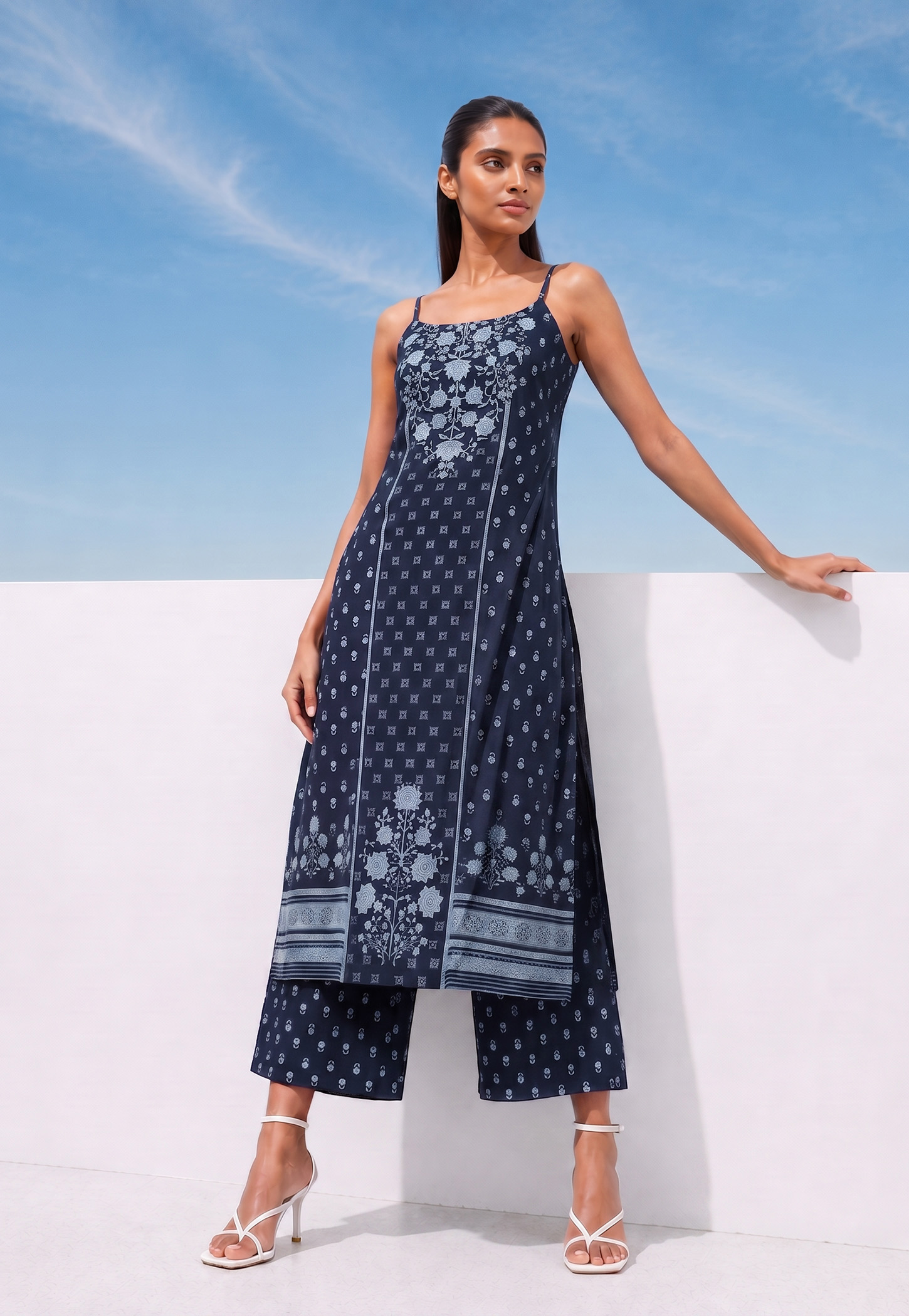 MELANGE Ethnic Motif Kurta Set-picture-13