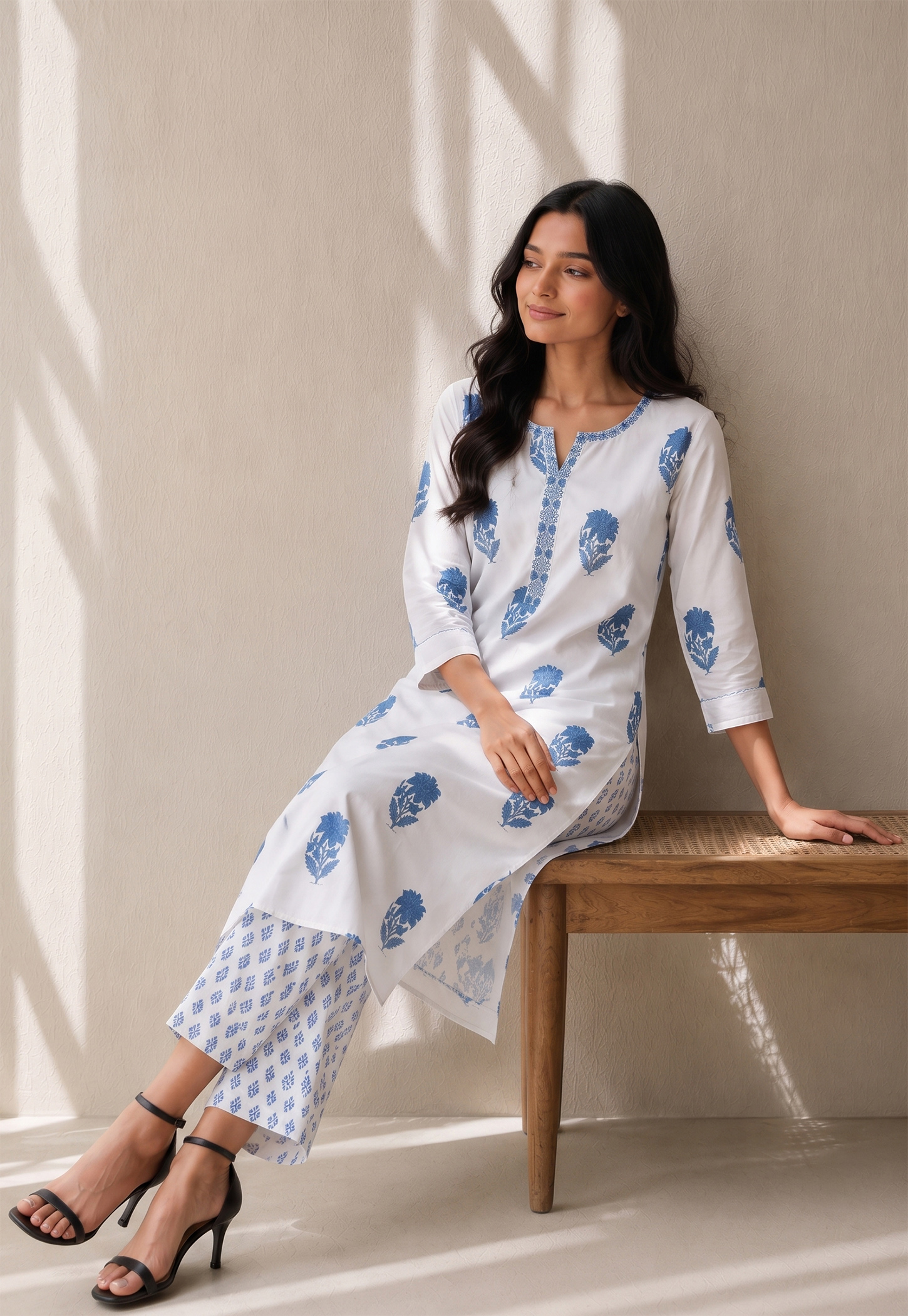 MELANGE Ethnic Motif Kurta Set-picture-55