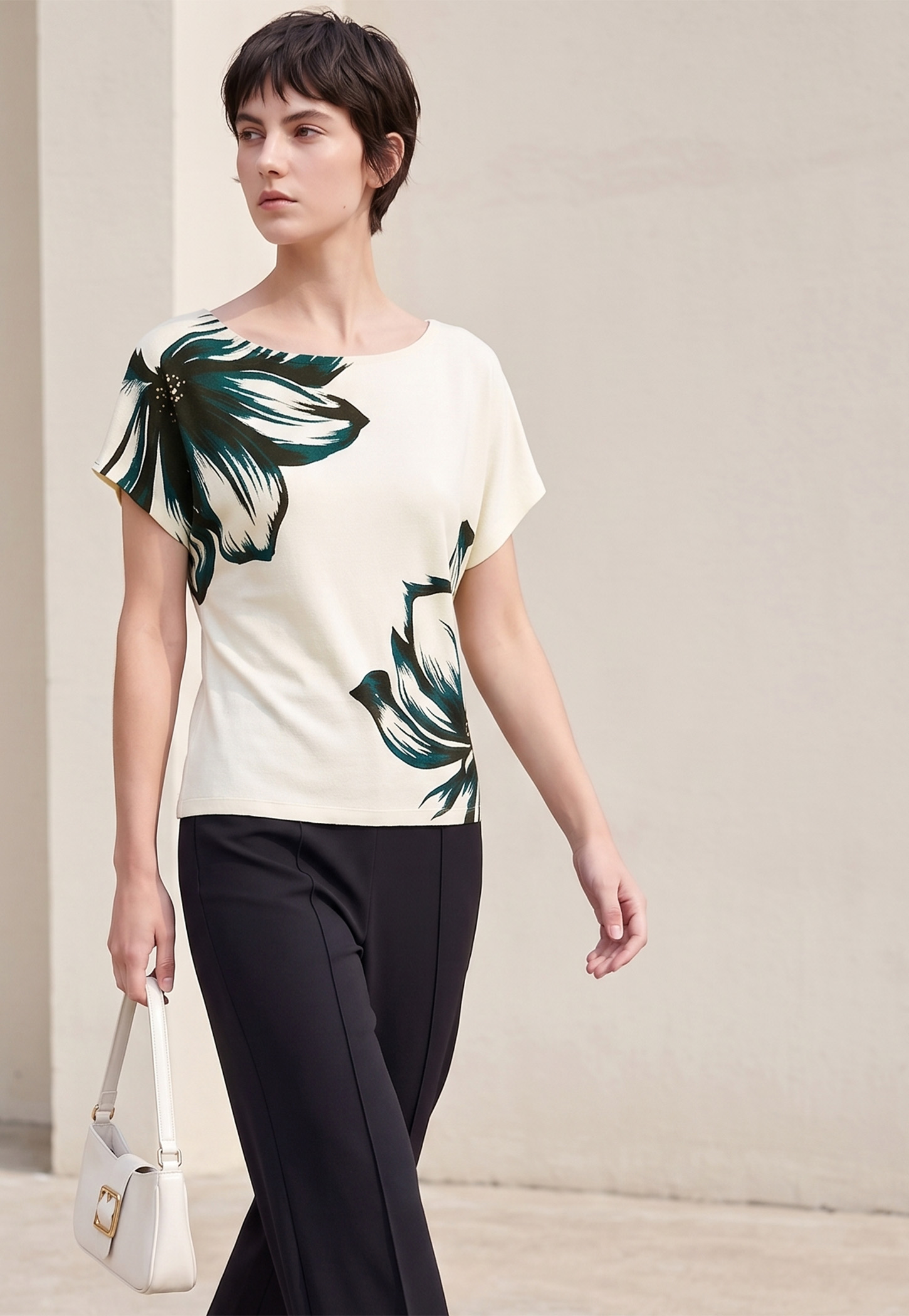 CODE Floral Print Top-picture-35