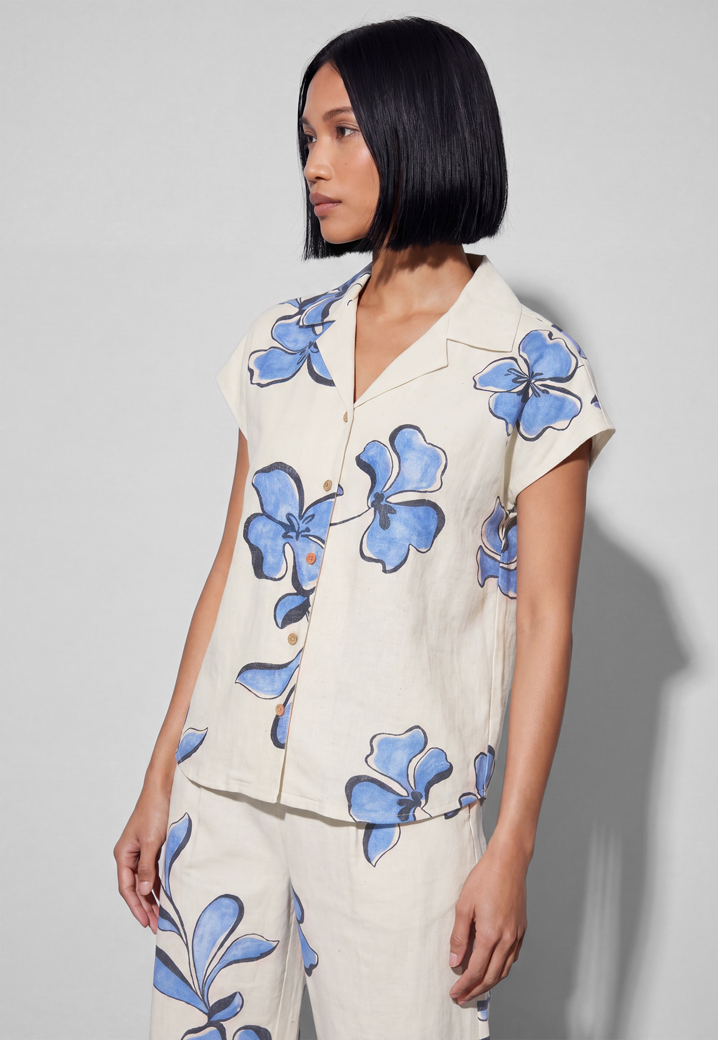 CODE Floral Print Shirt-picture-36