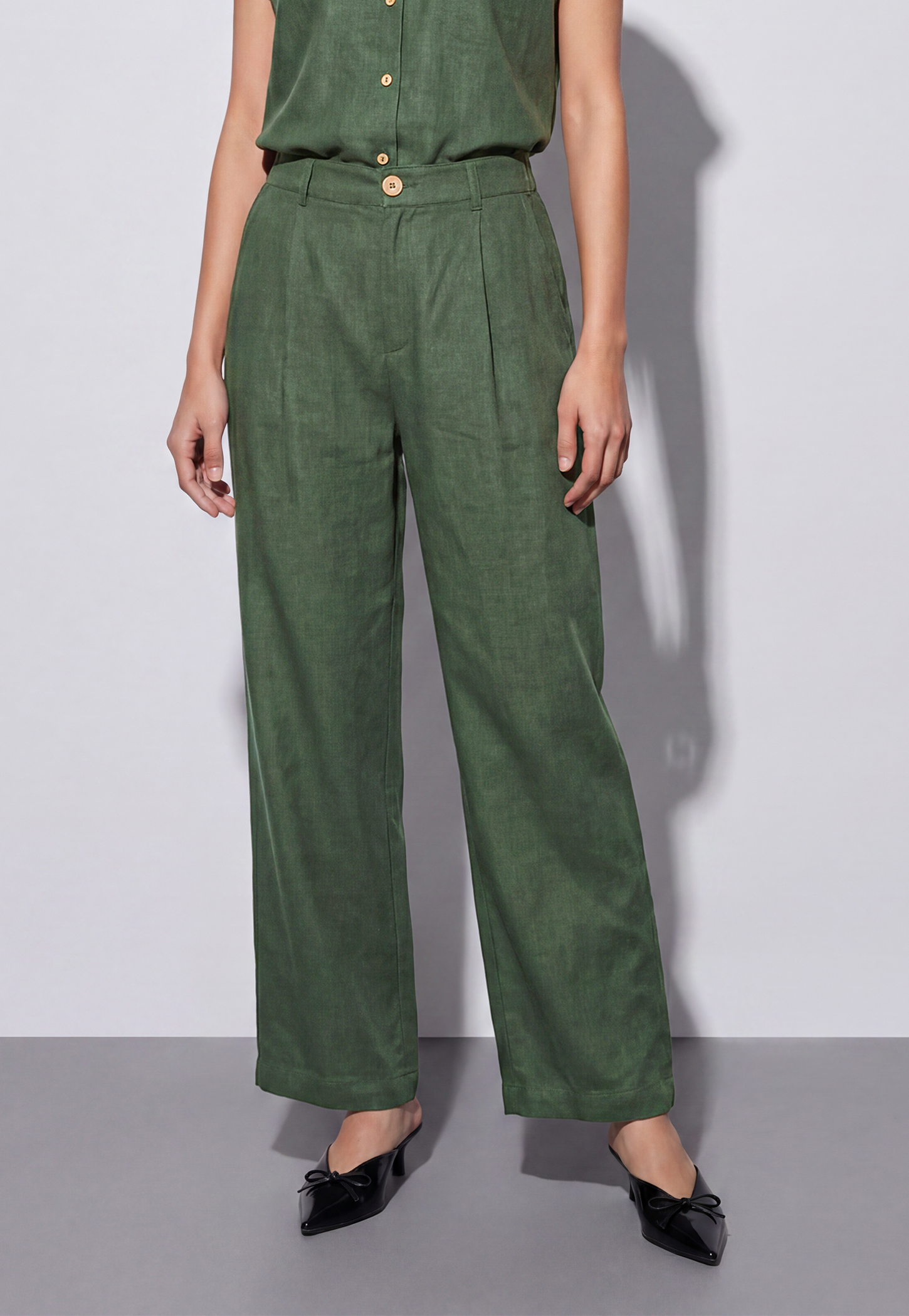 CODE Pleated Front Trousers-picture-26
