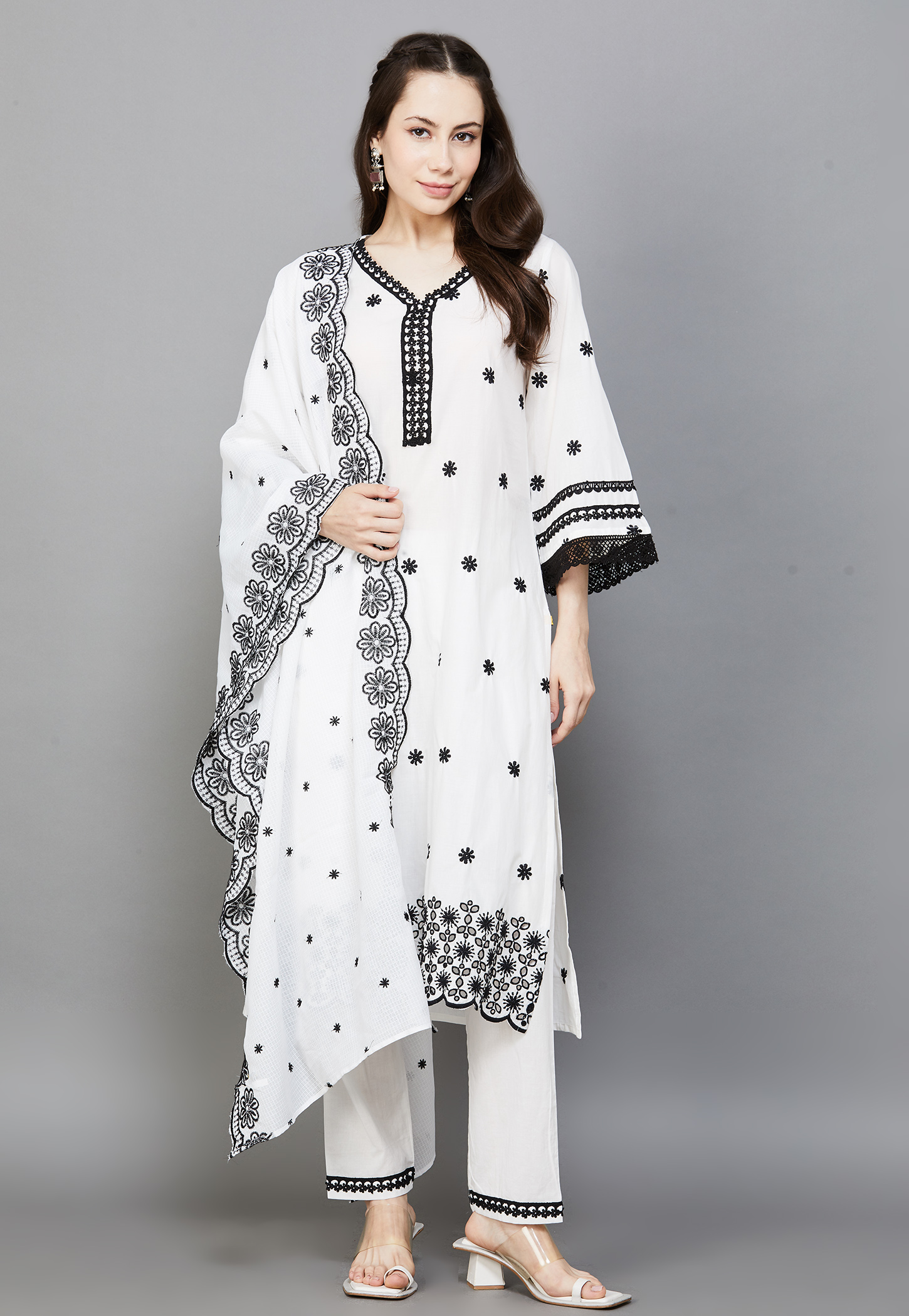 AURELIA Embroidered Kurta Set-image-26