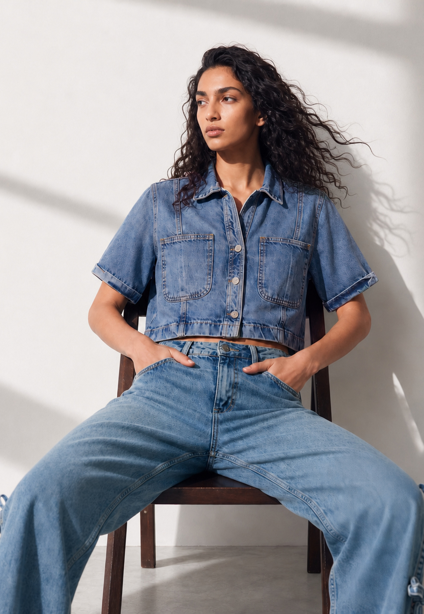 GINGER Washed Crop Shirt-image-33
