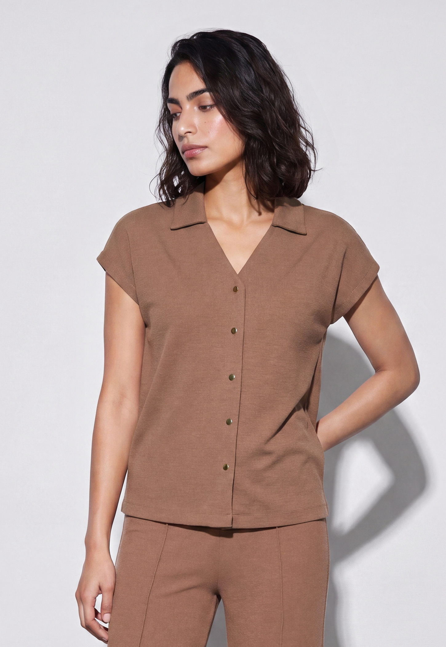 CODE Buttoned T-shirt-picture-39