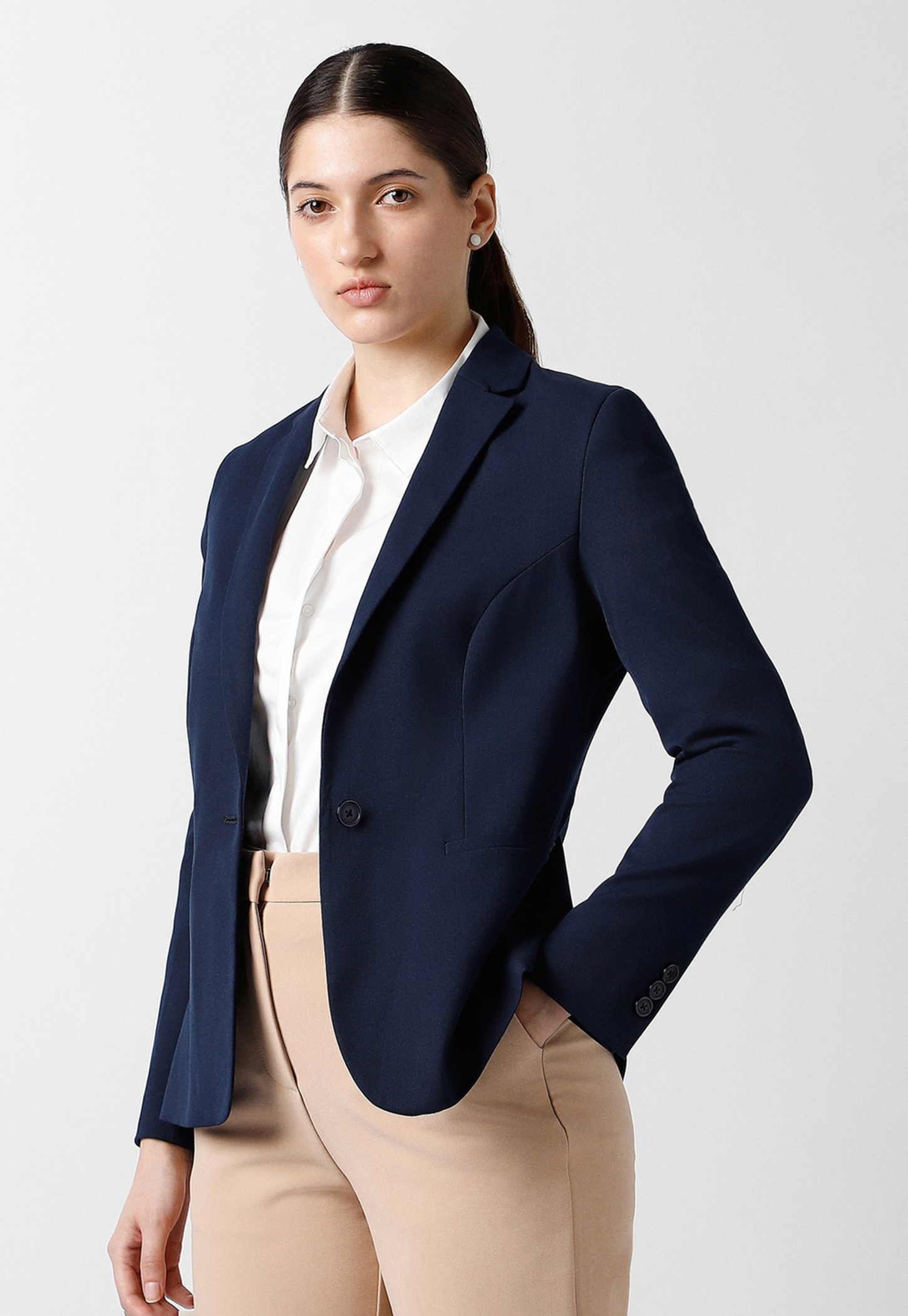 VAN HEUSEN Solid Tailored Blazer-picture-26