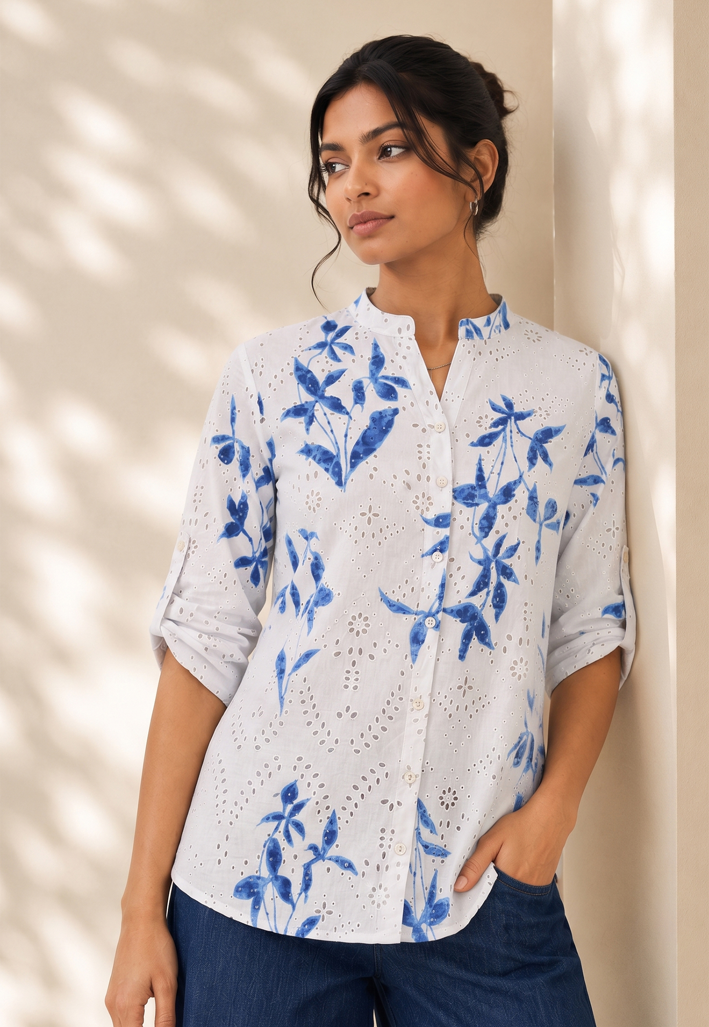 MELANGE Floral Print Kurti-picture-16