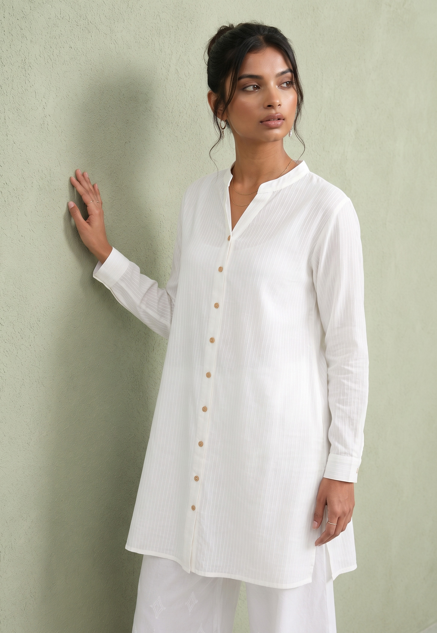 MELANGE Striped Straight Kurta-picture-38