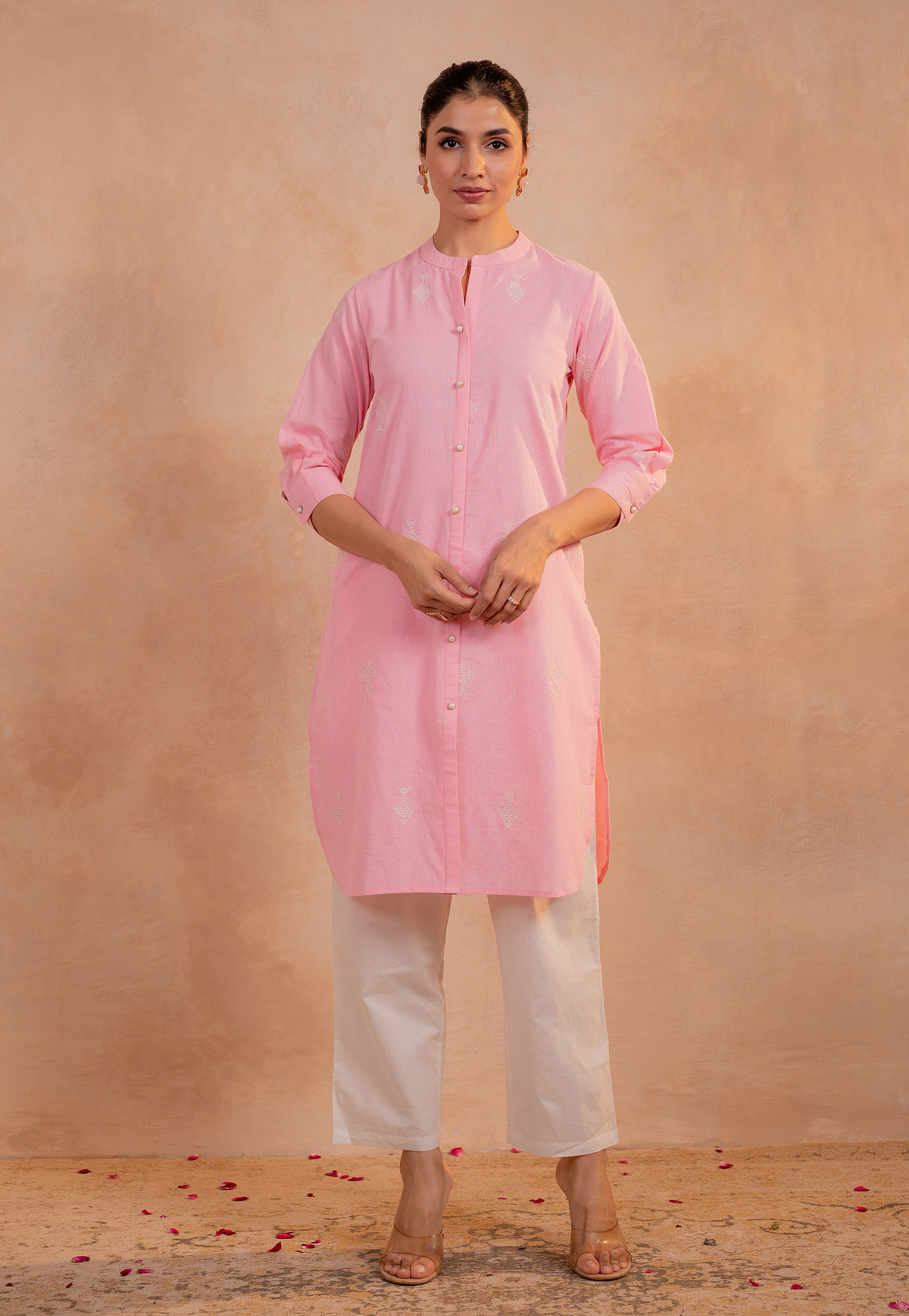 JUNIPER Embroidered Straight Kurta-picture-13