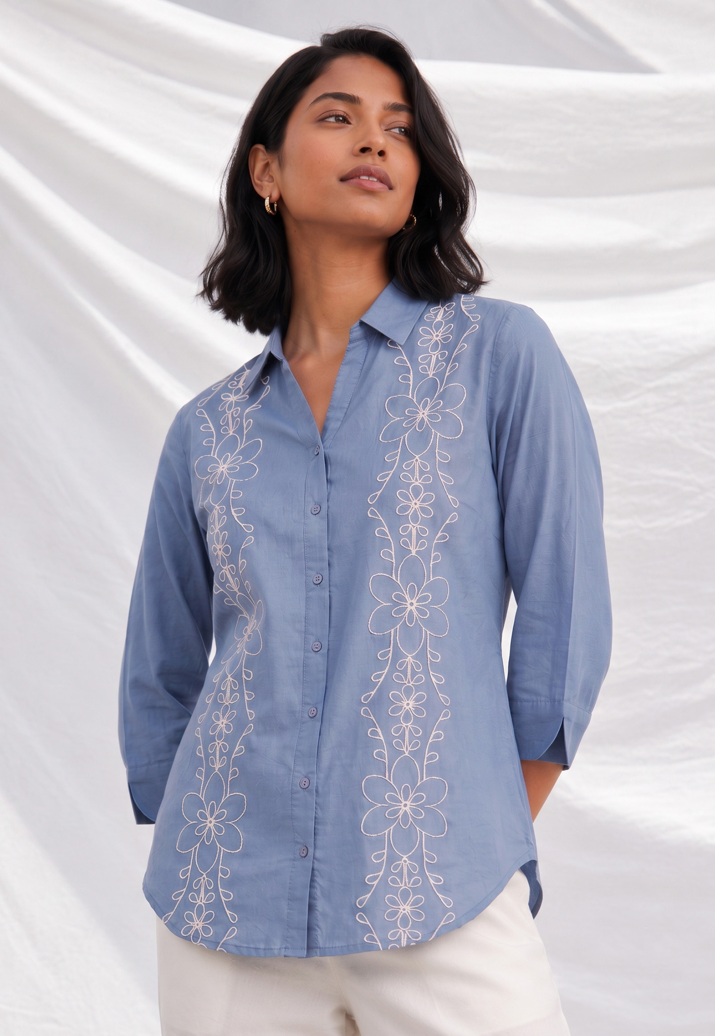 COLOUR ME Embroidered Shirt-picture-16