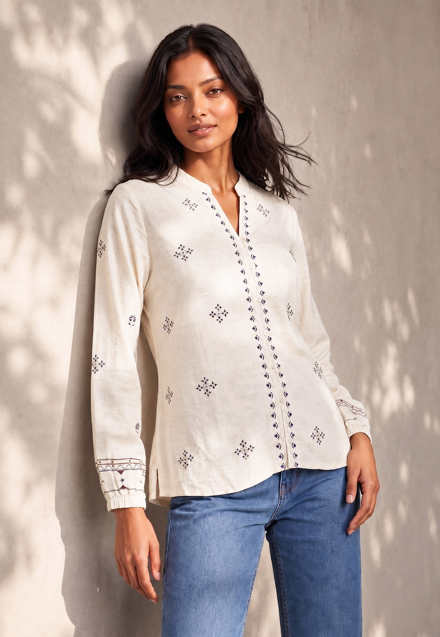 COLOUR ME Embroidered Top-picture-18