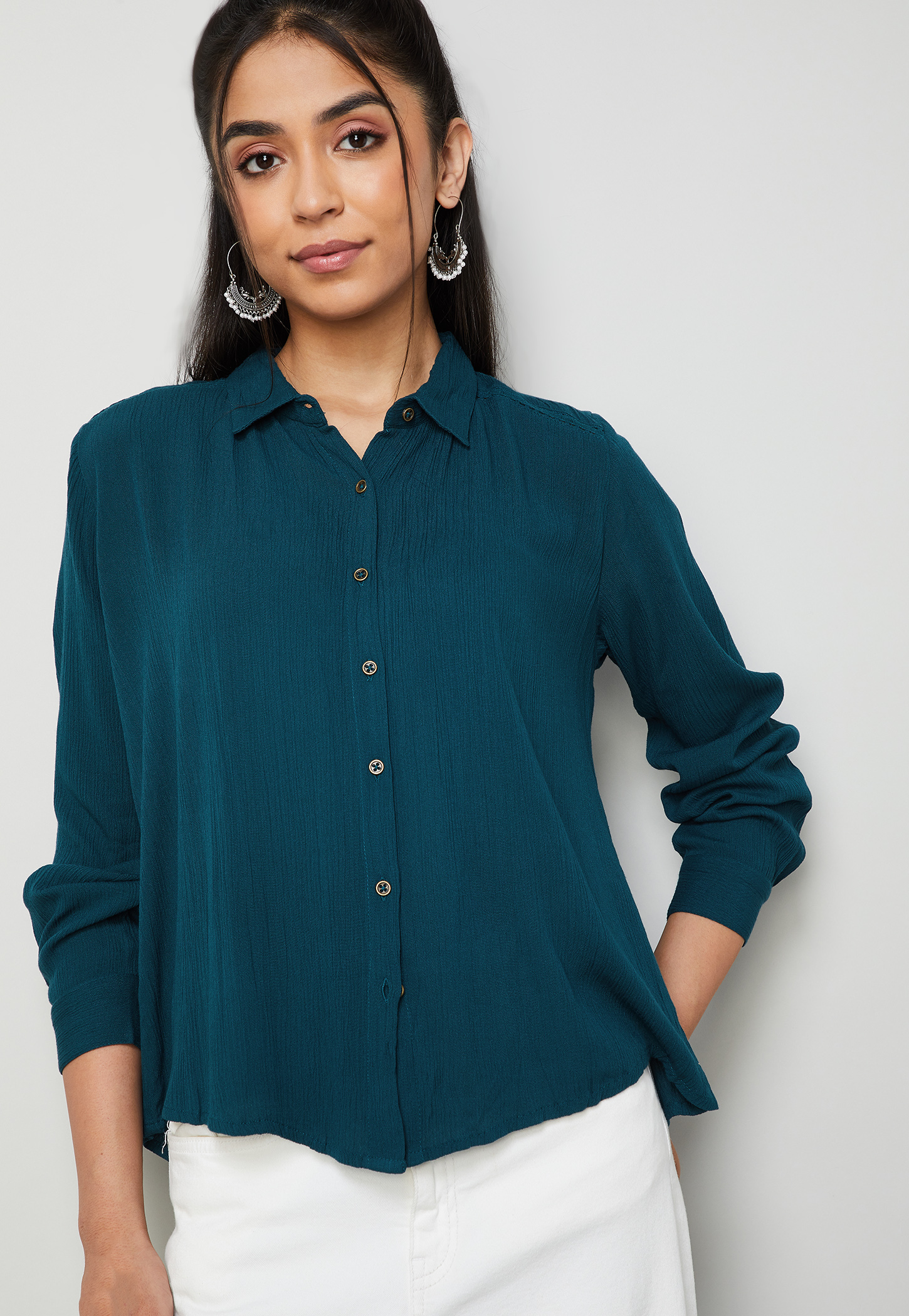 COLOUR ME Textured Shirt-picture-50