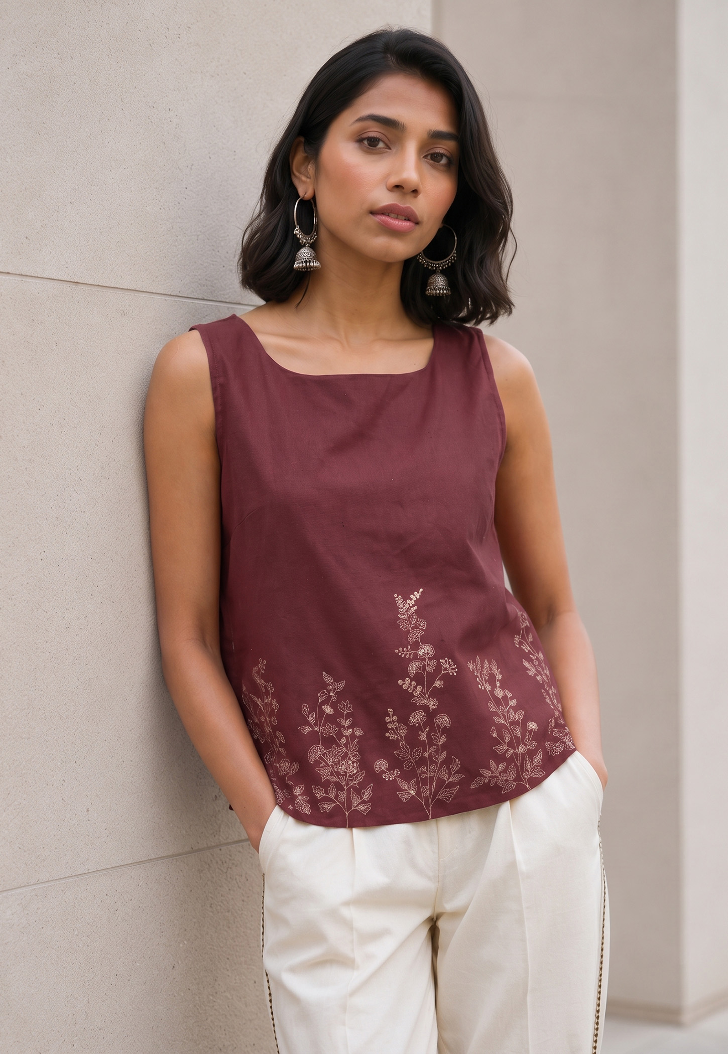 COLOUR ME Embroidered Top-picture-28