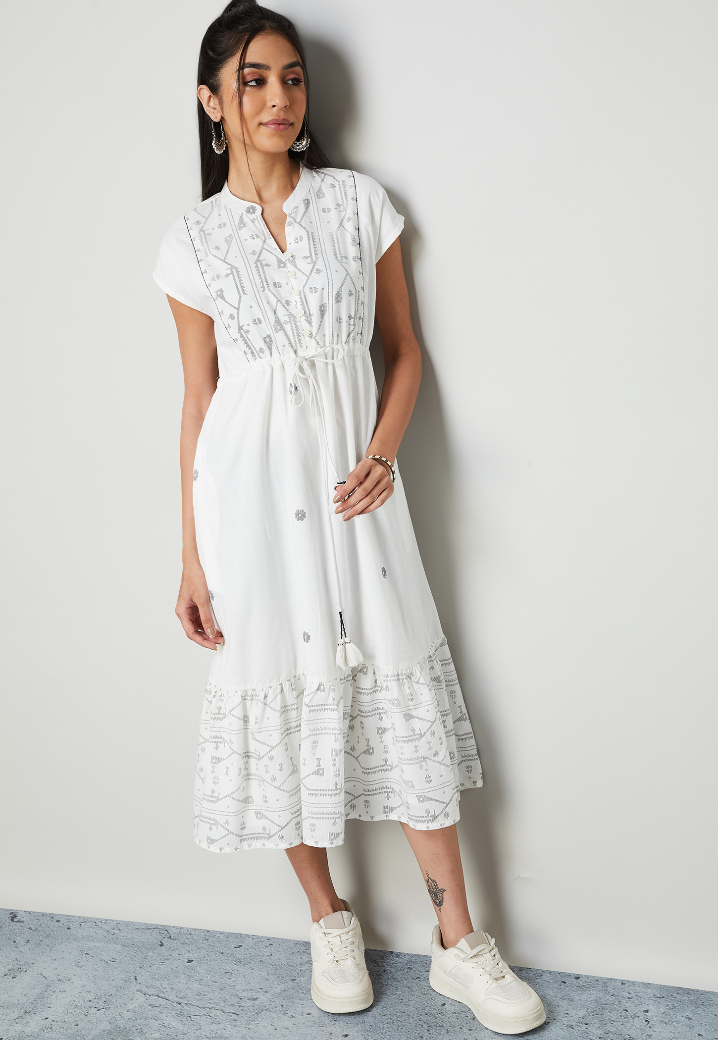 COLOUR ME Printed Midi Dress-picture-54