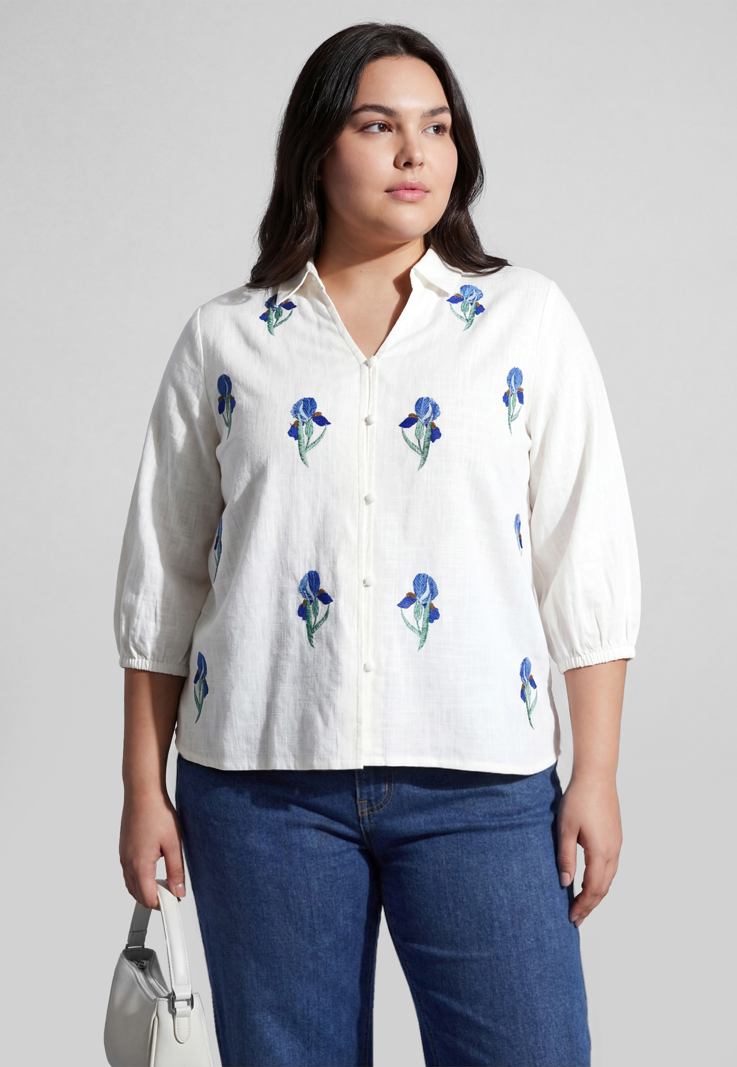 NEXUS Embroidered 3/4th Sleeves Shirt-picture-38