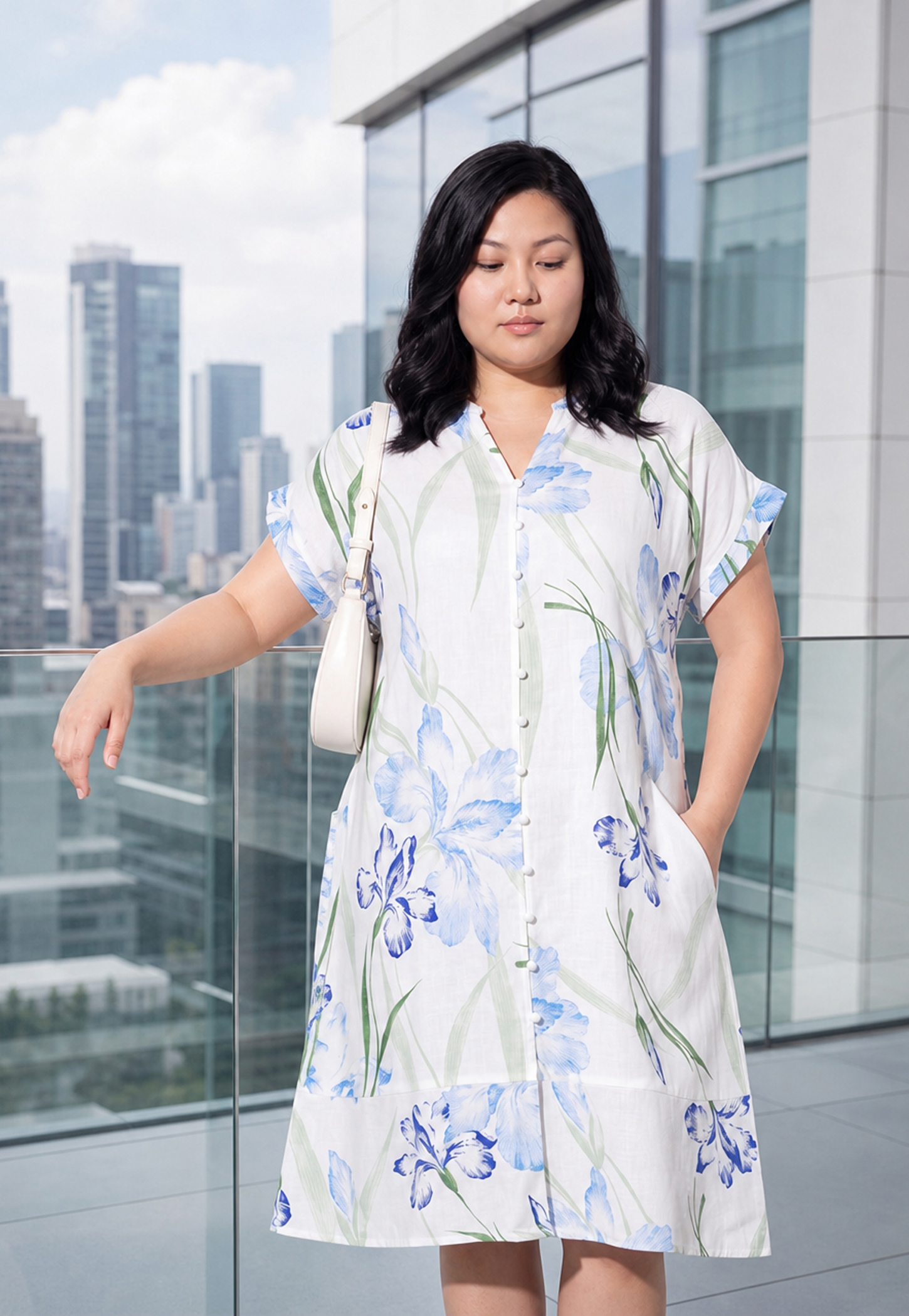 NEXUS Floral Print Midi Dress-picture-23