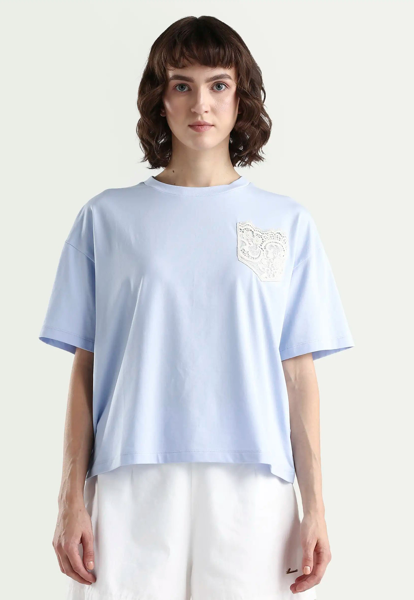 RAREISM Lace Pocket T-shirt-image-12