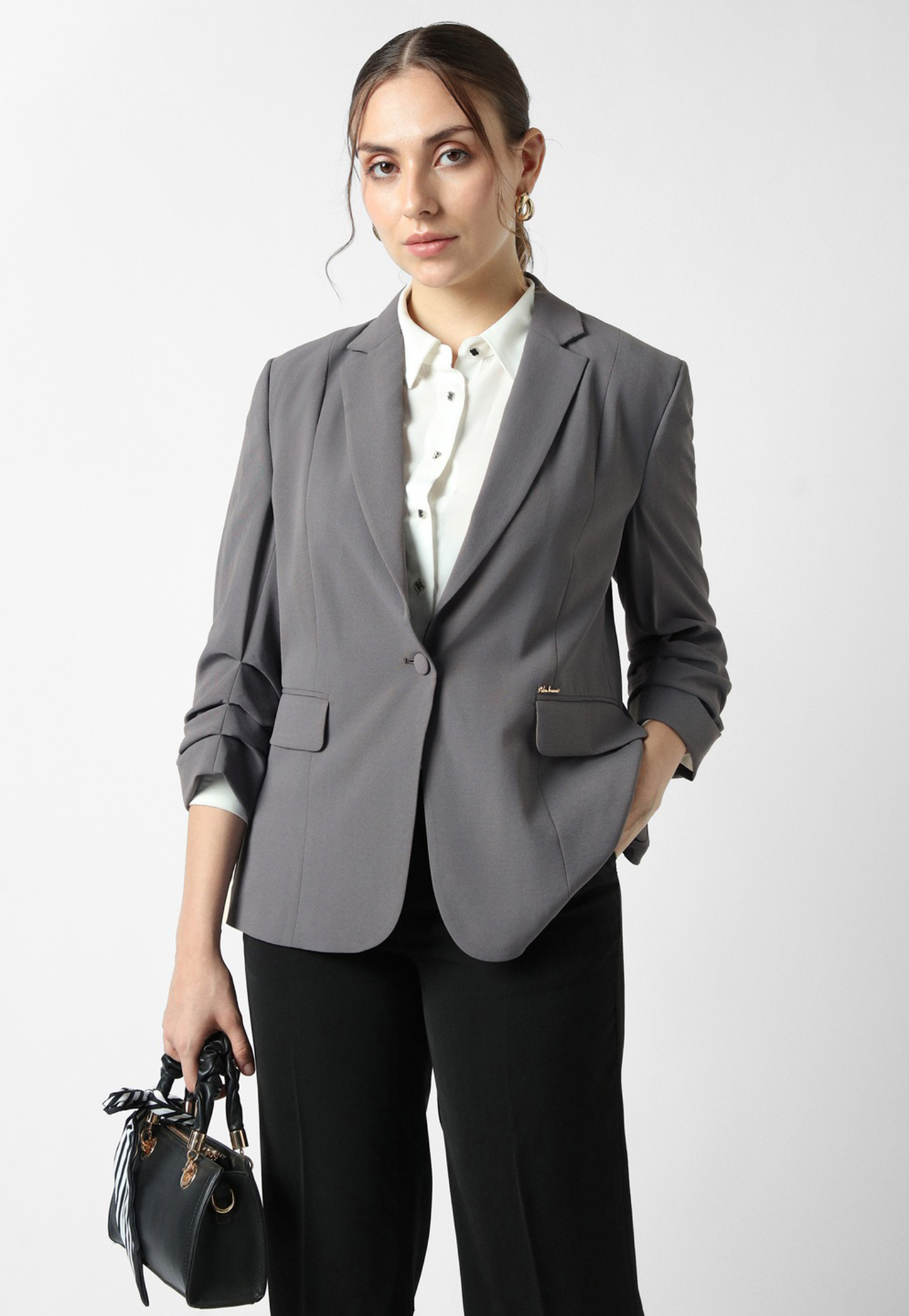 VAN HEUSEN Solid Blazer-picture-13