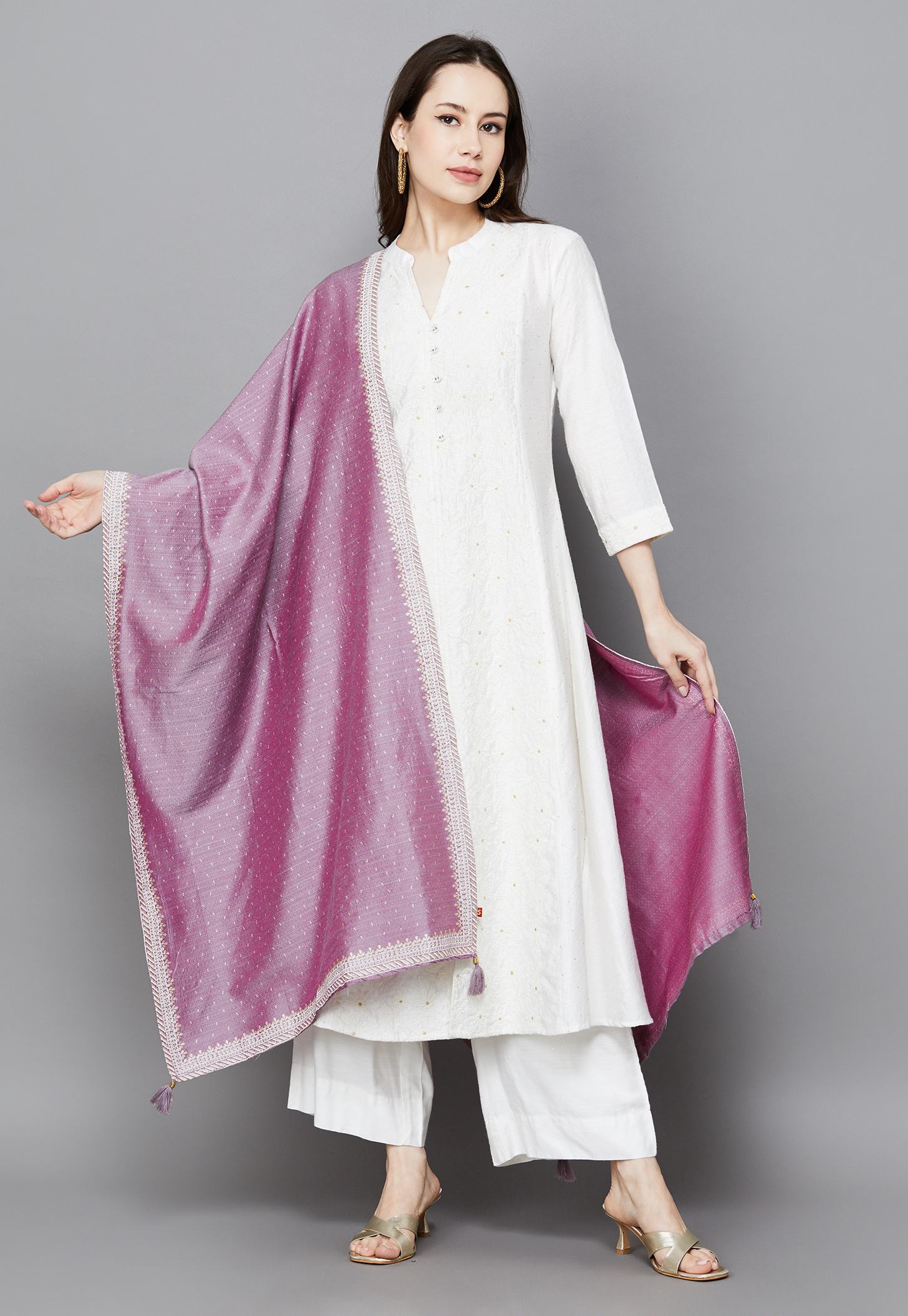 SPAN Embroidered Dupatta-image-33