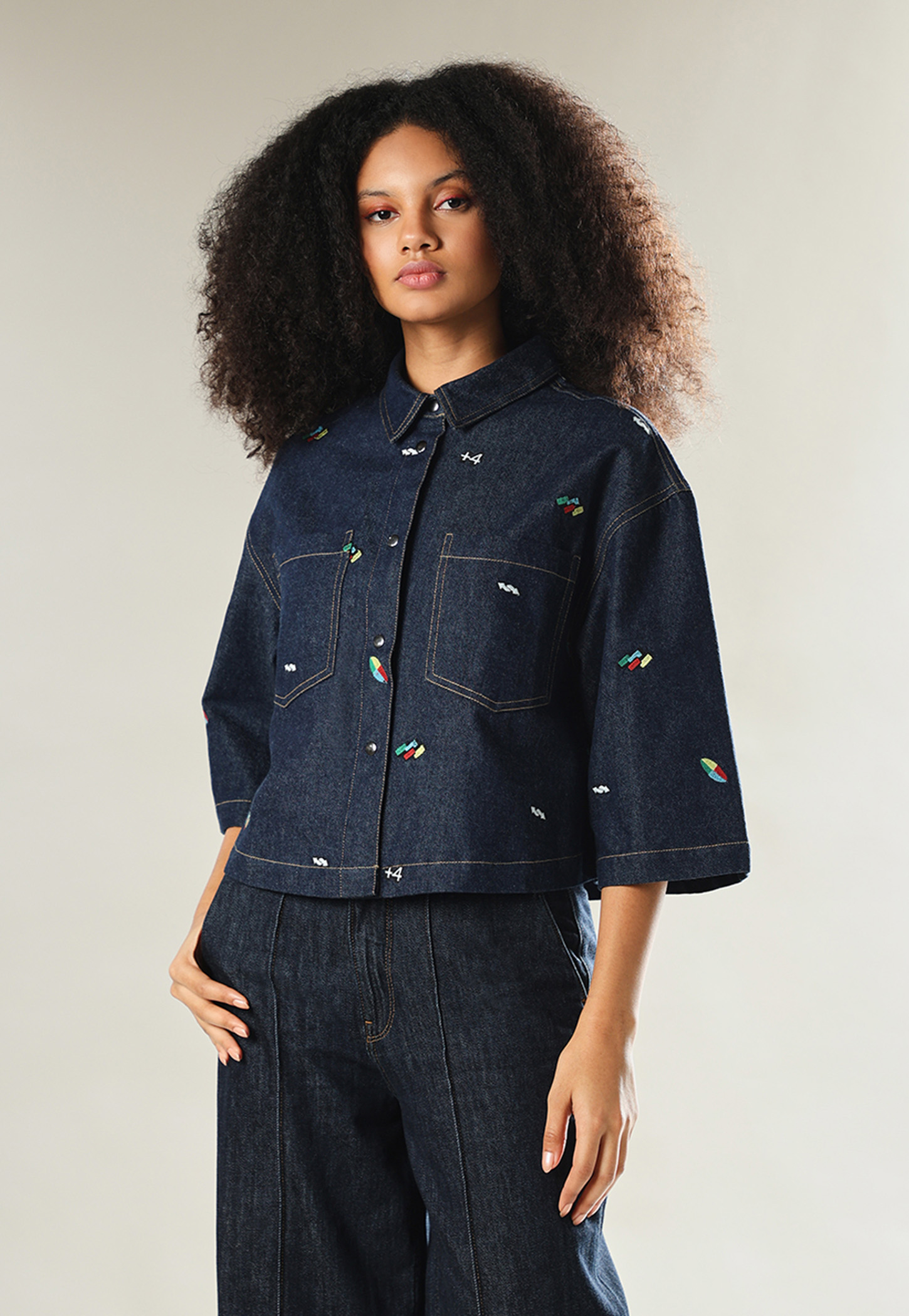 ONLY Embroidered Regular Shirt-picture-12