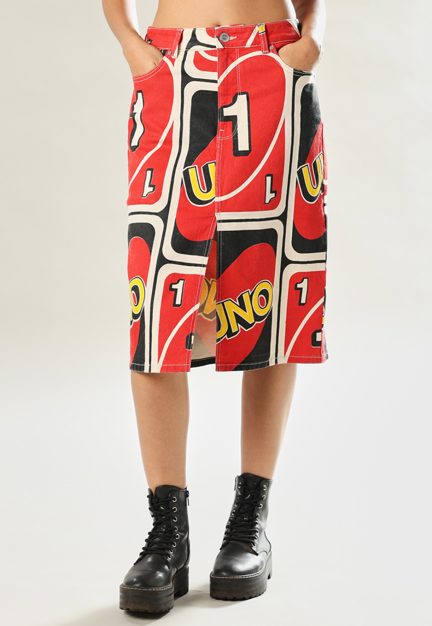 ONLY Printed A-line Skirt-picture-26