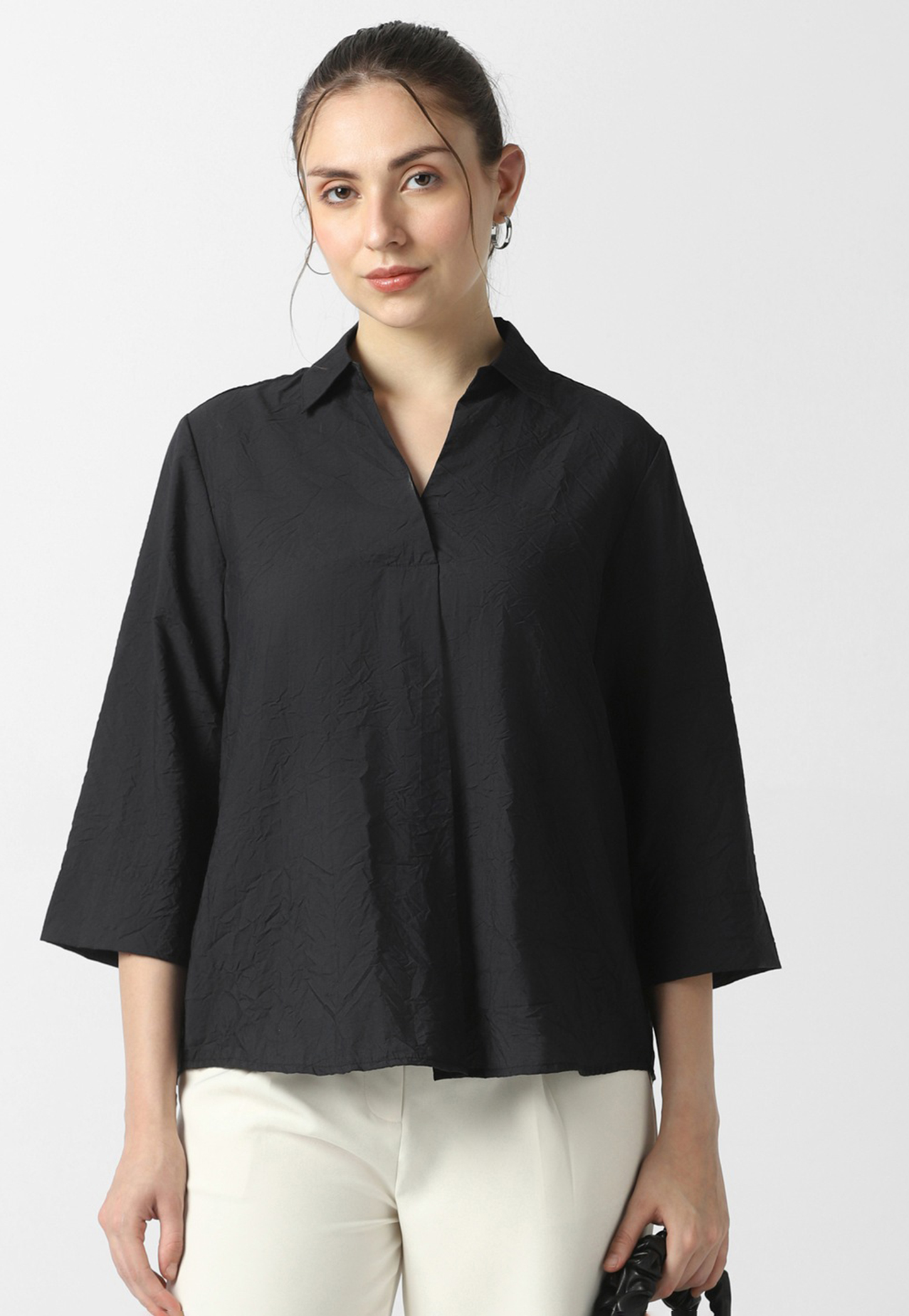 VAN HEUSEN Solid Shirt Style Top-picture-46