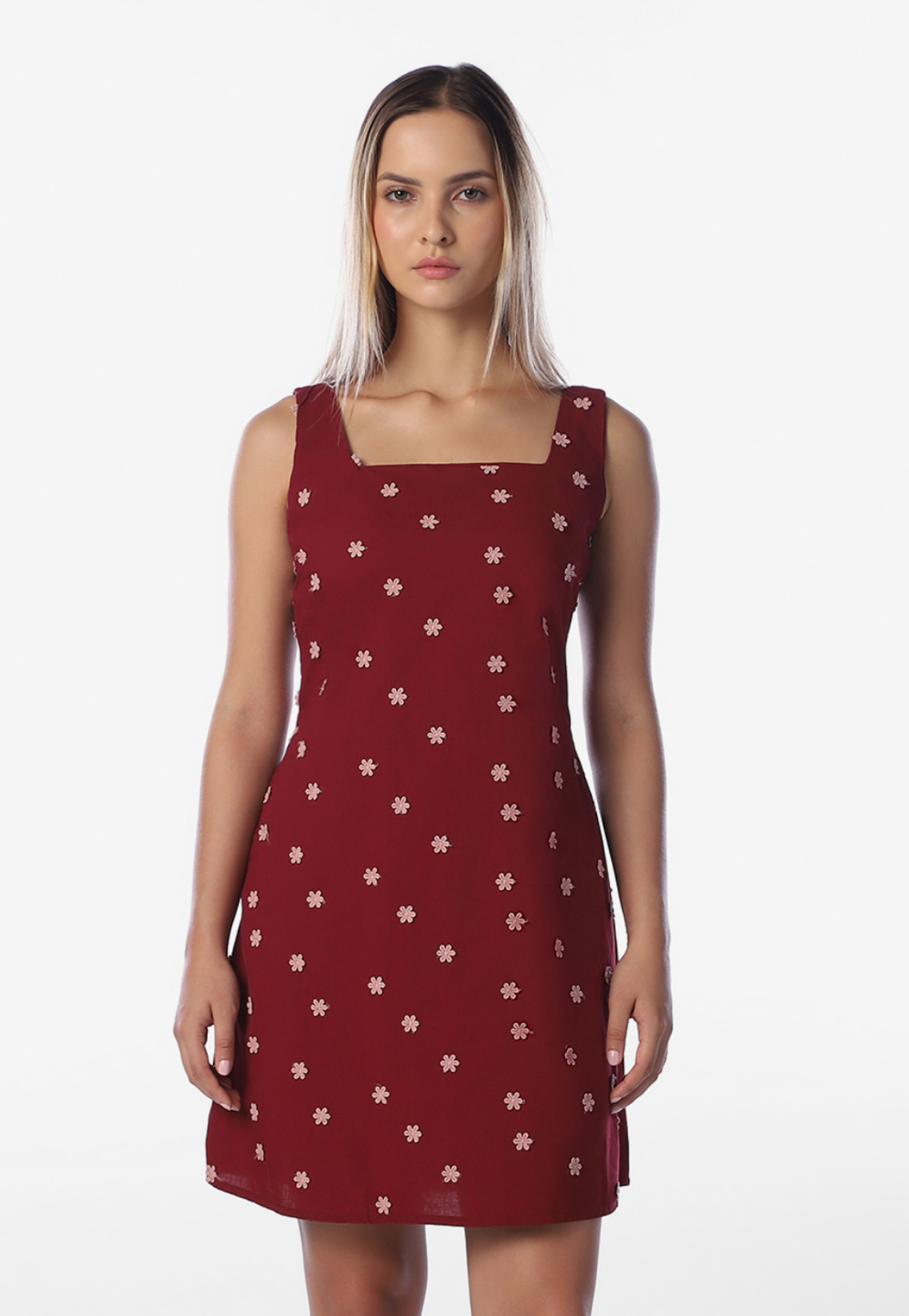 ONLY Floral Embroidered Mini Dress-picture-33