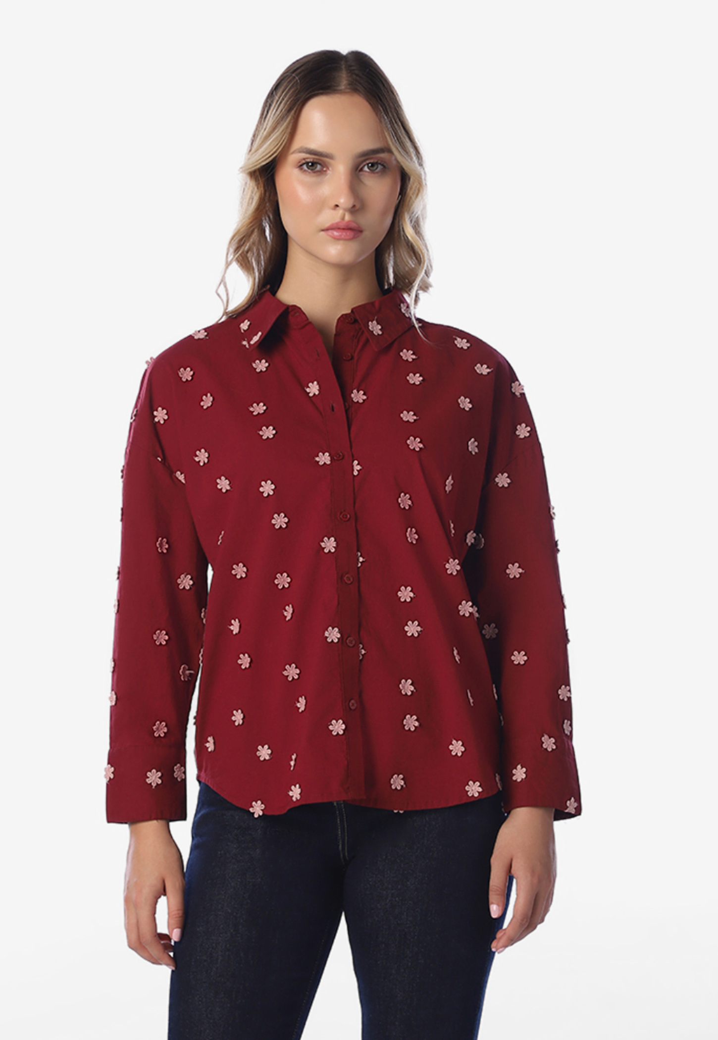 ONLY Embroidered Regular Fit Shirt-picture-34