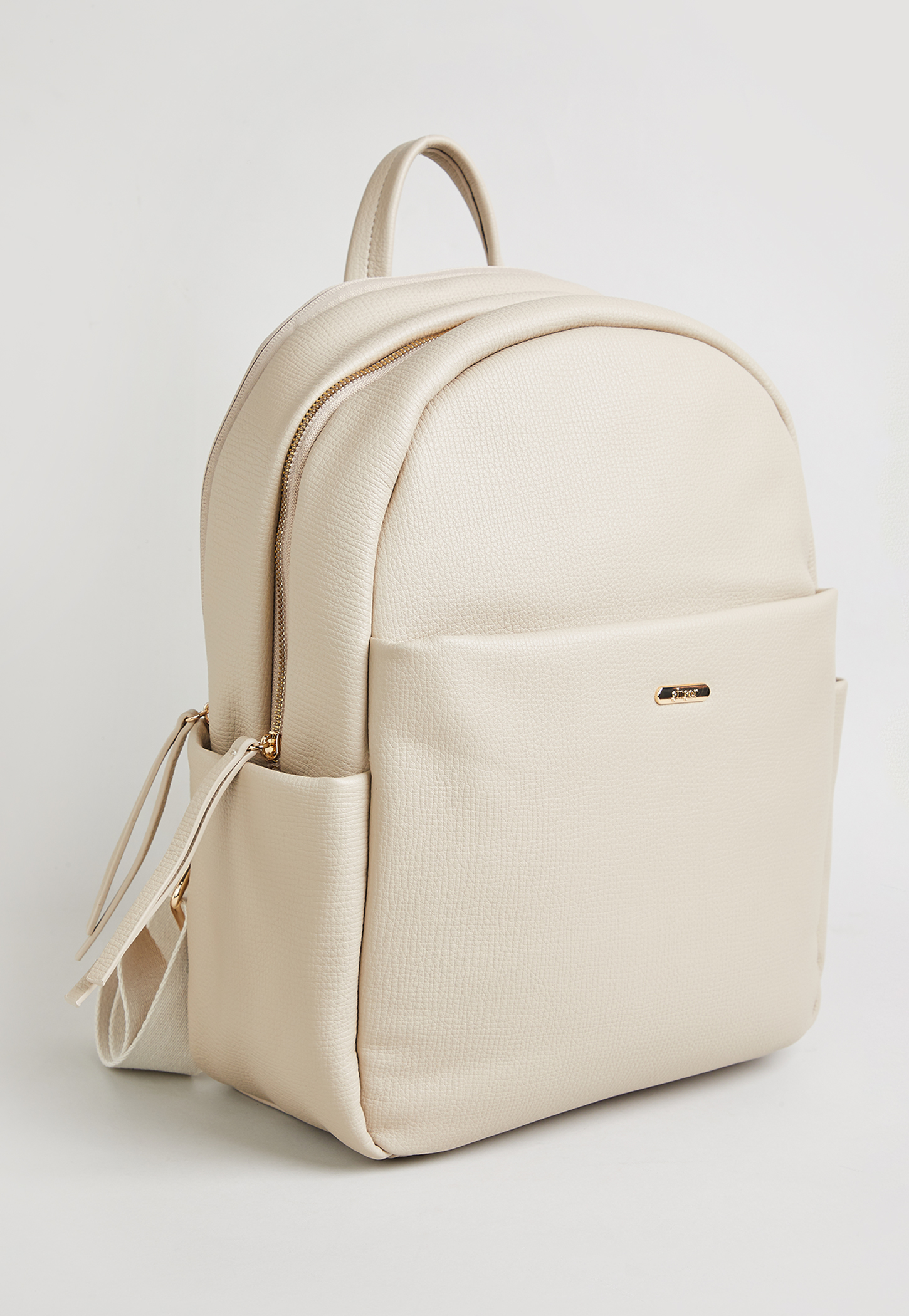 GINGER Zip Closure Laptop Backpack