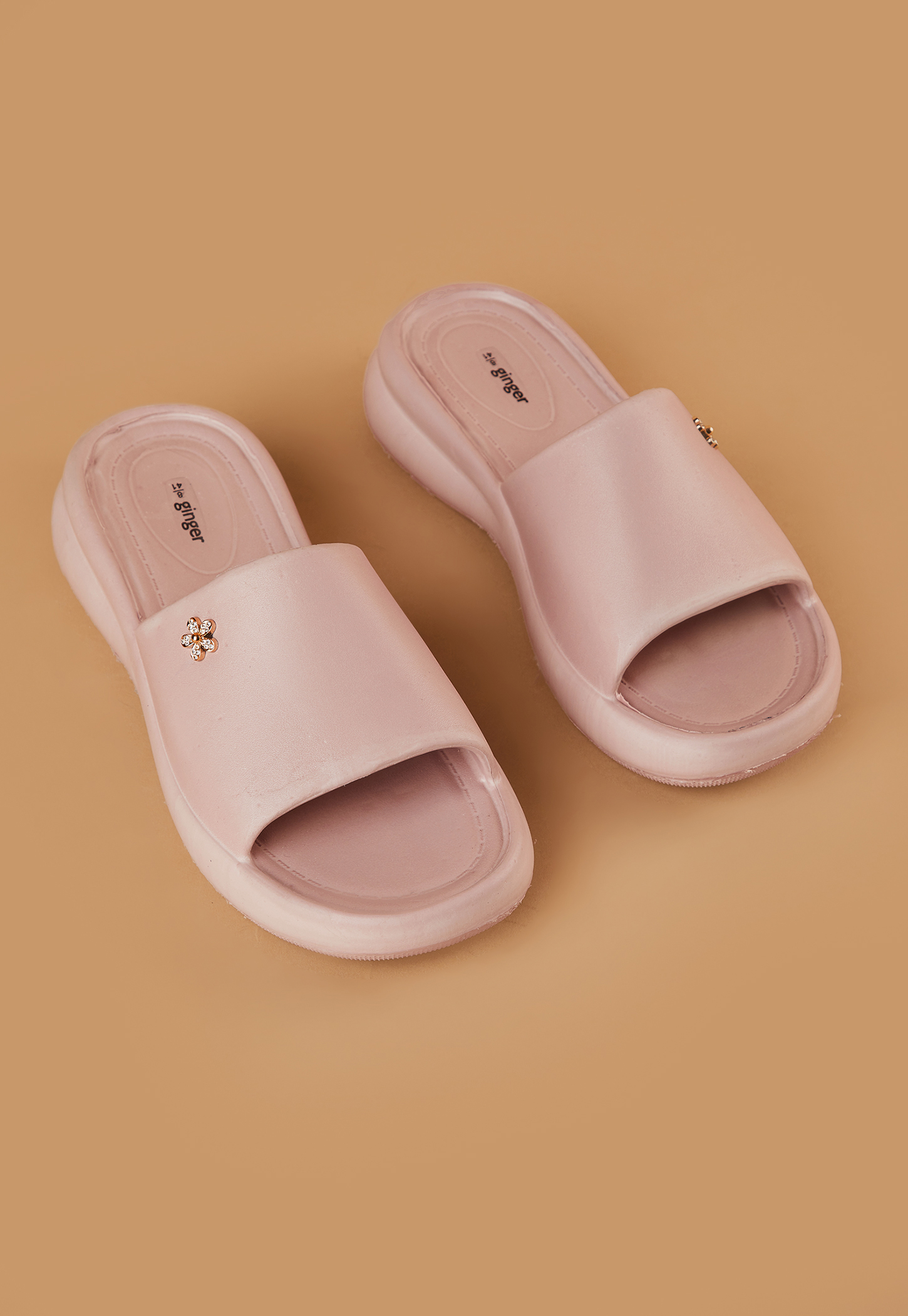 GINGER Solid Open-Toe Sliders-picture-12