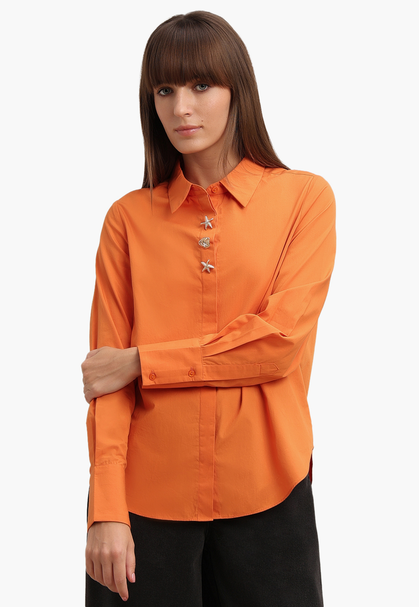 VERO MODA Solid Regular Fit Shirt-picture-18