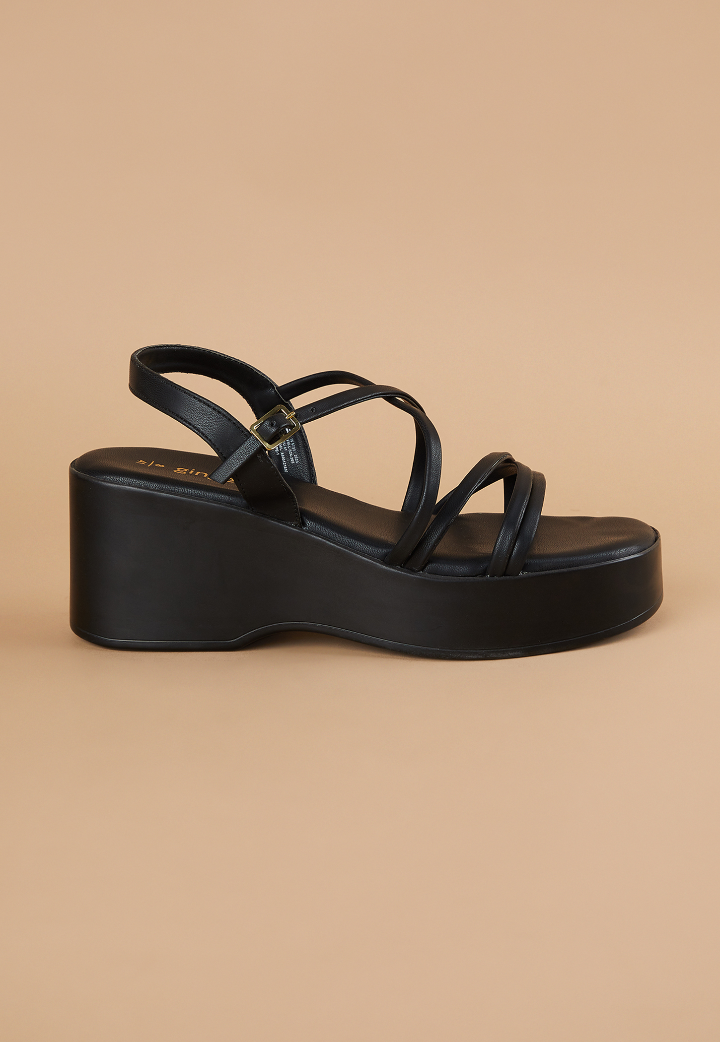 GINGER Solid Open-Toe Platforms-picture-30