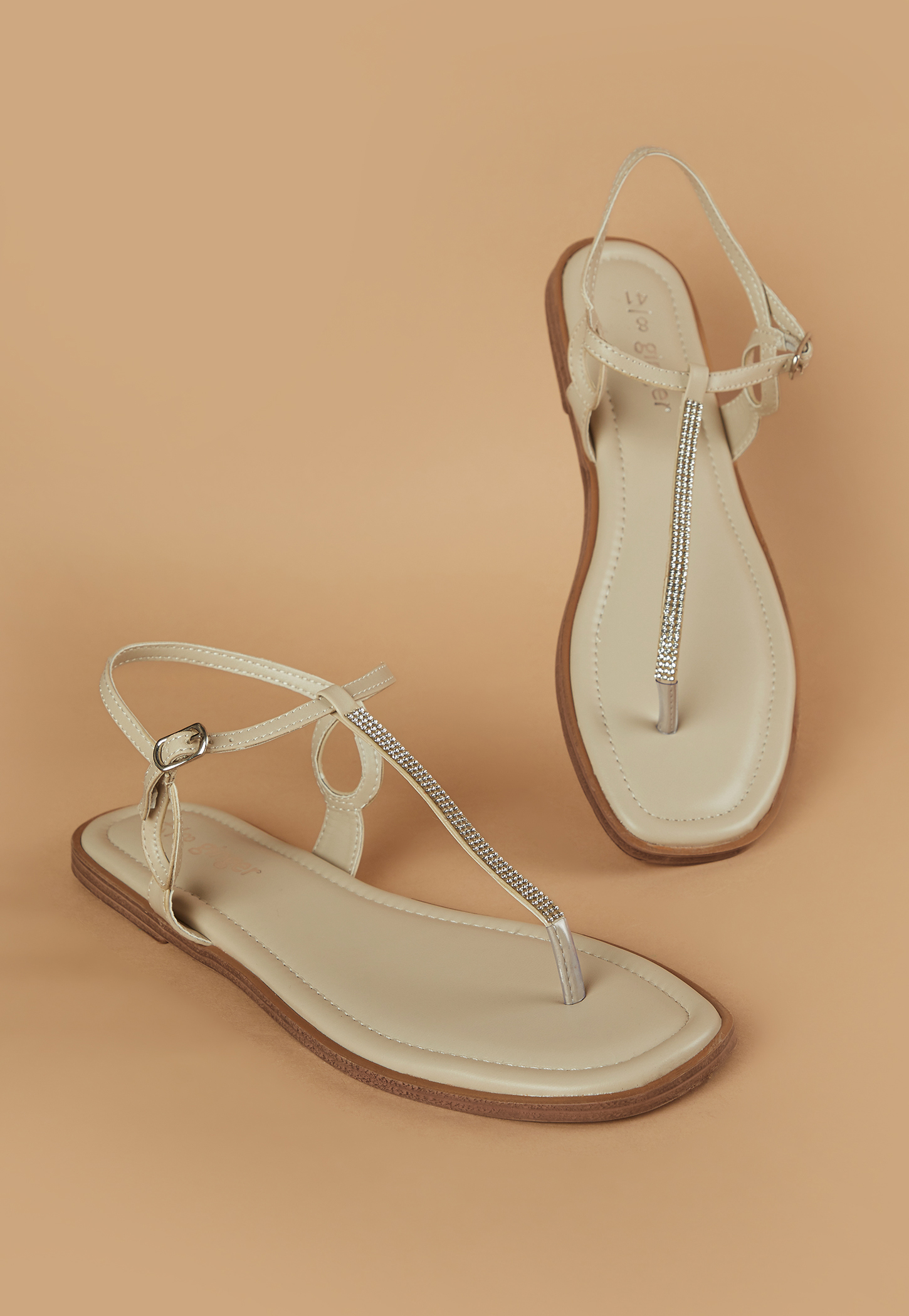 GINGER Embellished T-Strap Flats-picture-28