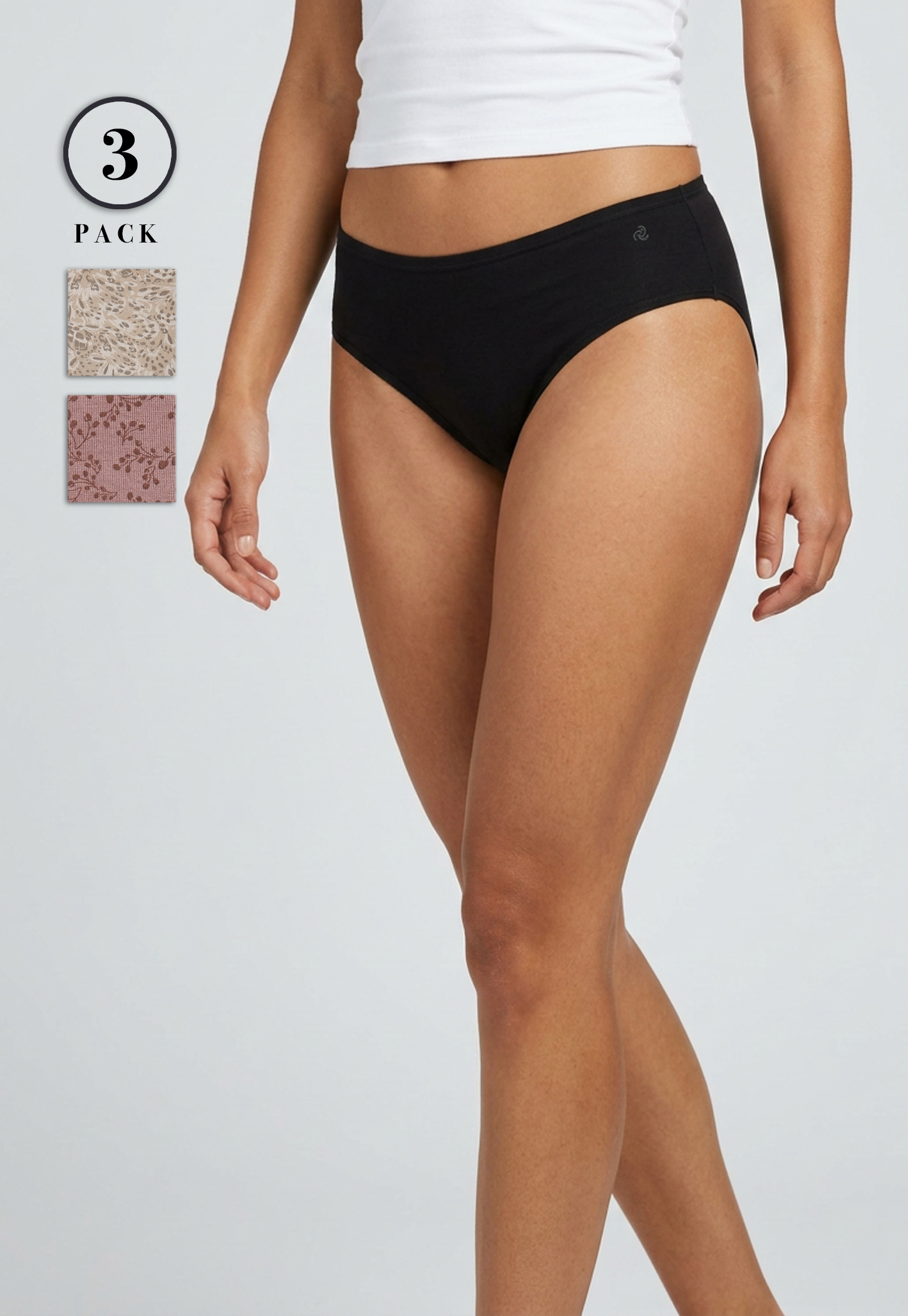 JOCKEY Soft Wonder Assorted Hipster Panties - Pack of 3-picture-8