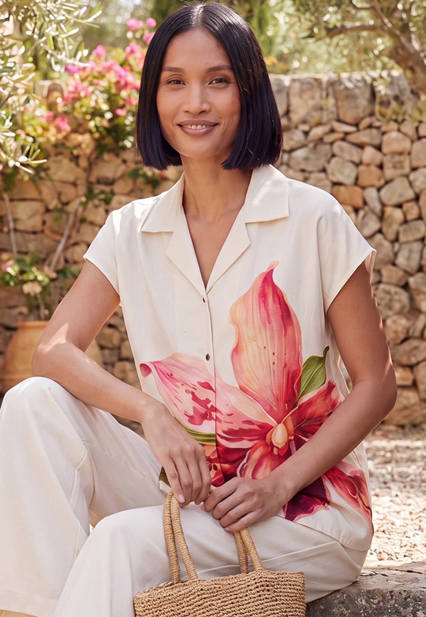 CODE Floral Print Shirt-image-18