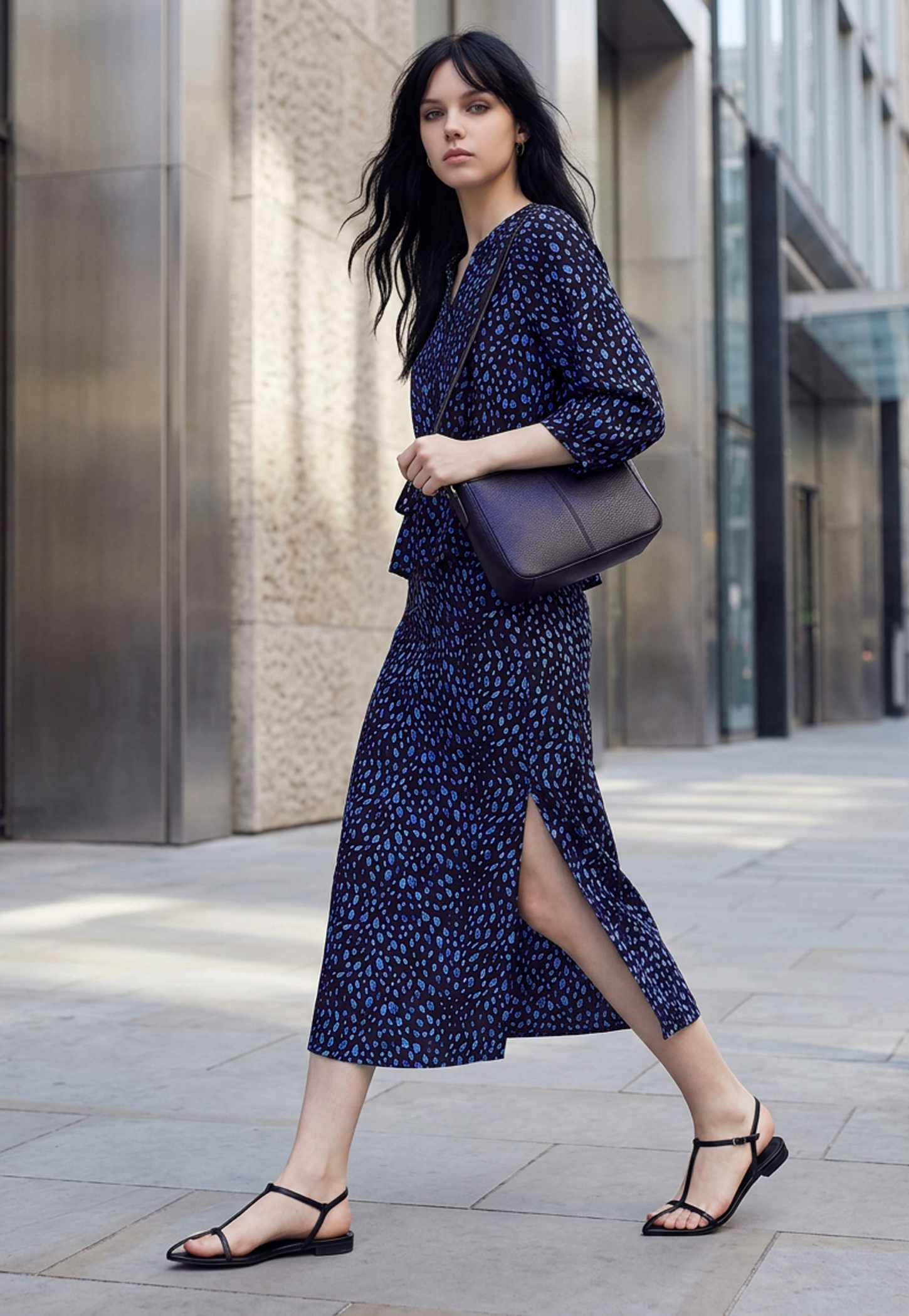 FAME FOREVER Printed Midi Skirt-picture-17