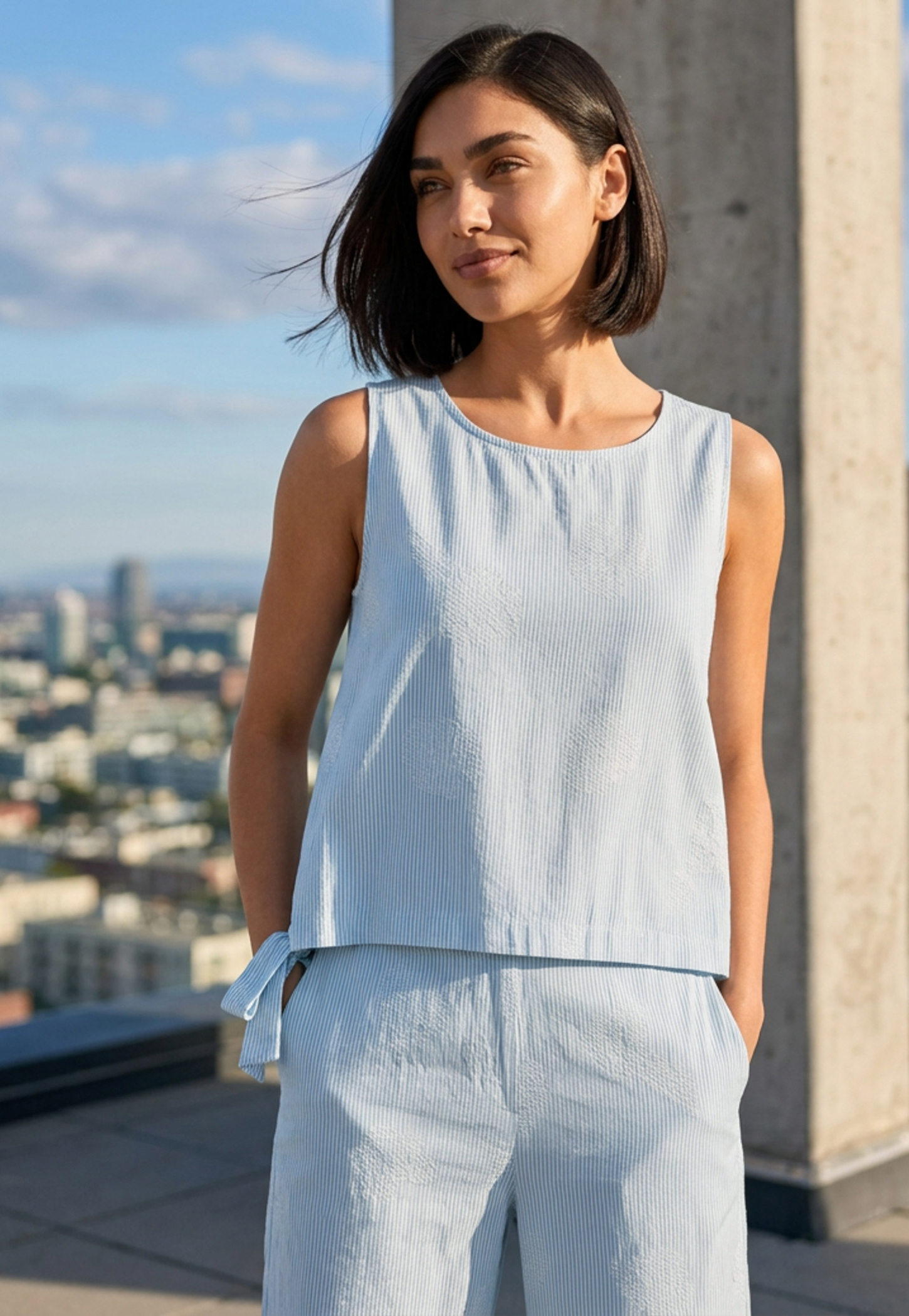 FAME FOREVER Striped Sleeveless Top-picture-14